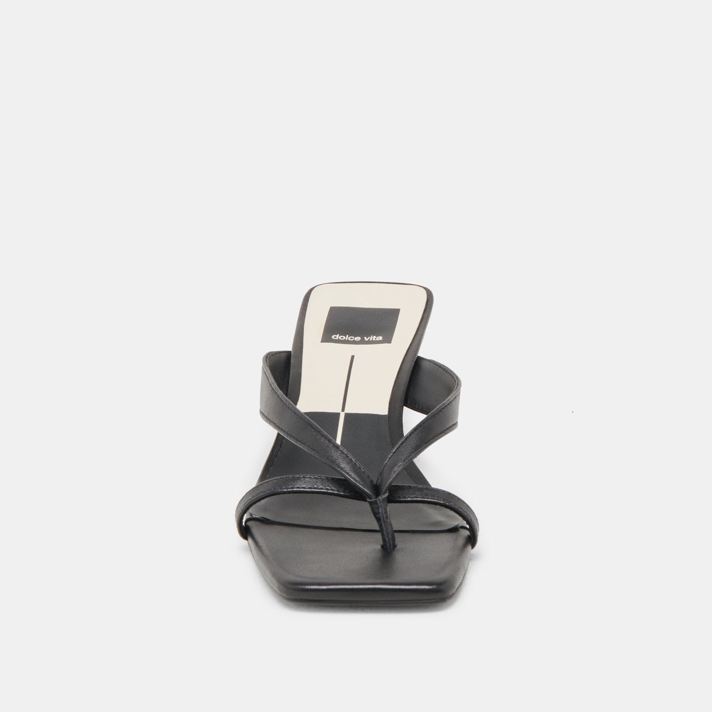 Dolce Vita BREVEL WIDE HEELS ONYX LEATHER
 – Dolce Vita