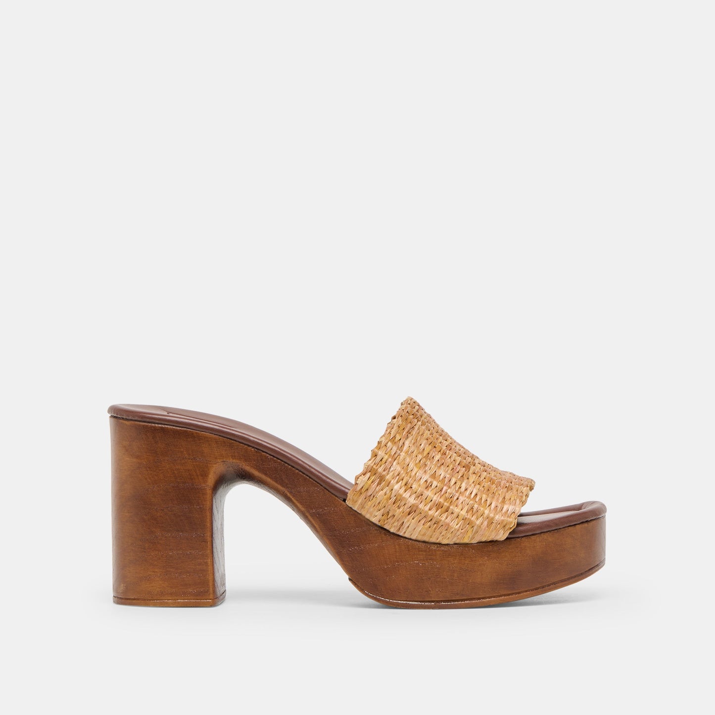 Dolce Vita Celest Natural Raffia Heels