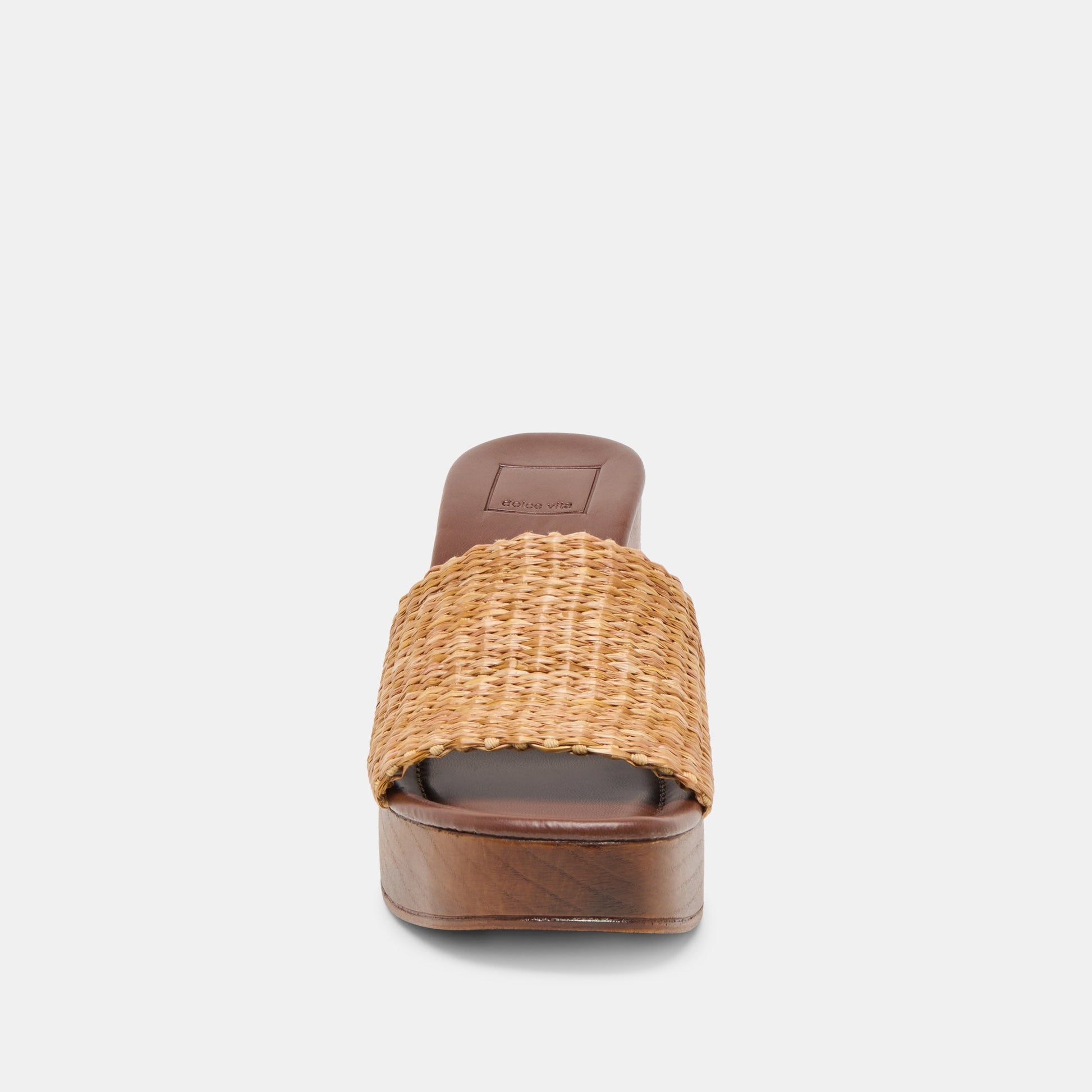 Dolce Vita Celest Natural Raffia Heels