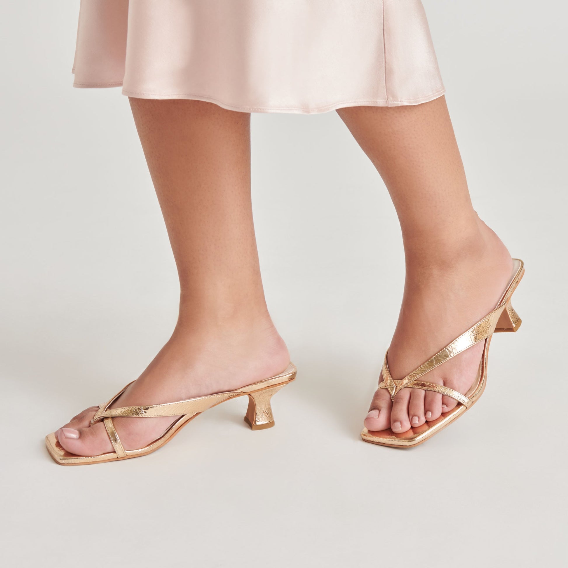 Dolce Vita BREVEL HEELS GOLD DISTRESSED LEATHER
 – Dolce Vita