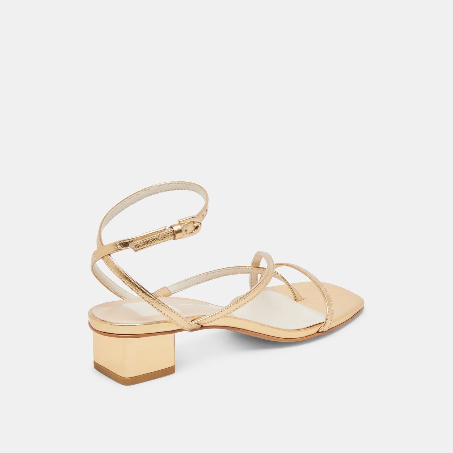 Dolce Vita Karlos Wide Gold Metallic Stella Sandals