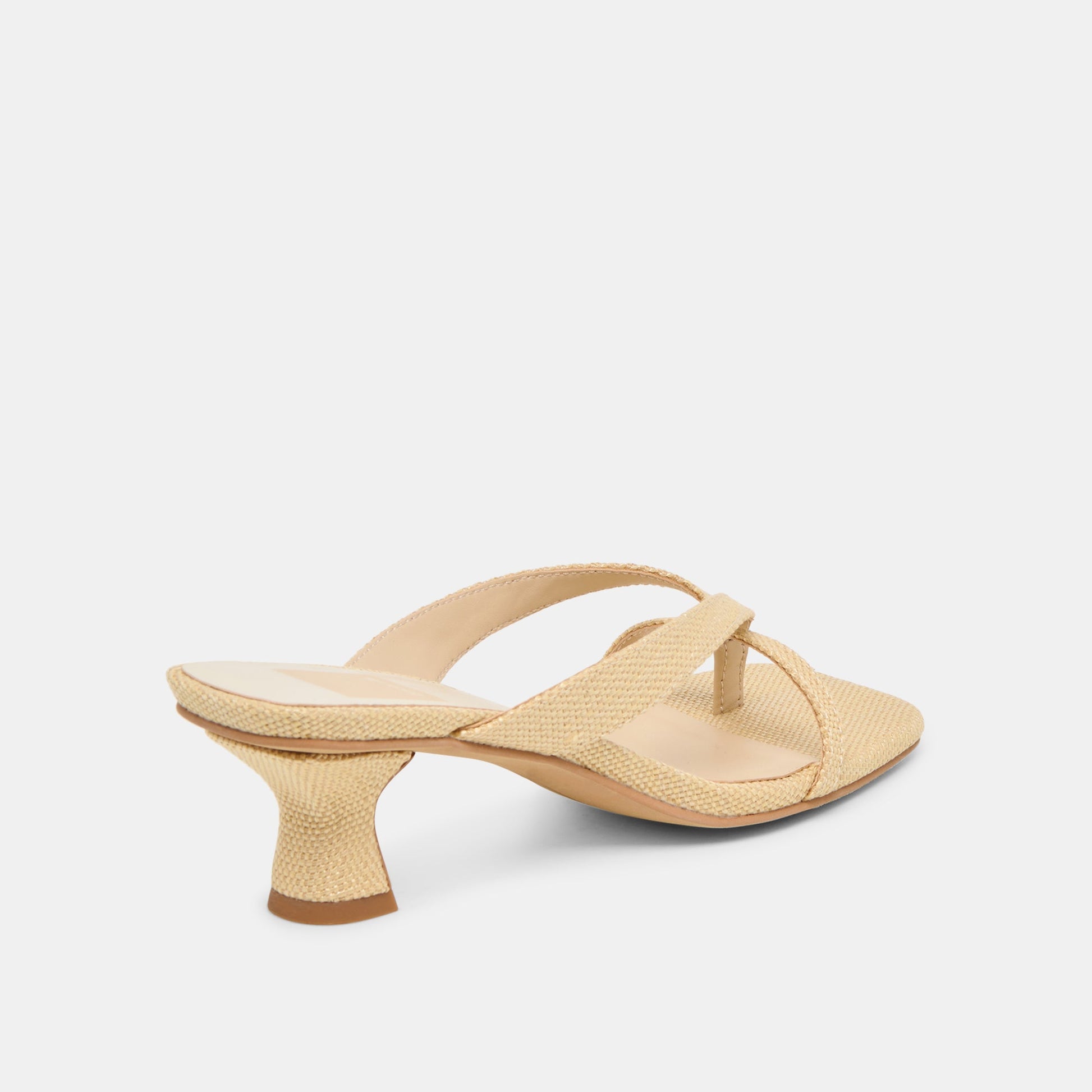 Dolce Vita Brevel Natural Raffia Heels