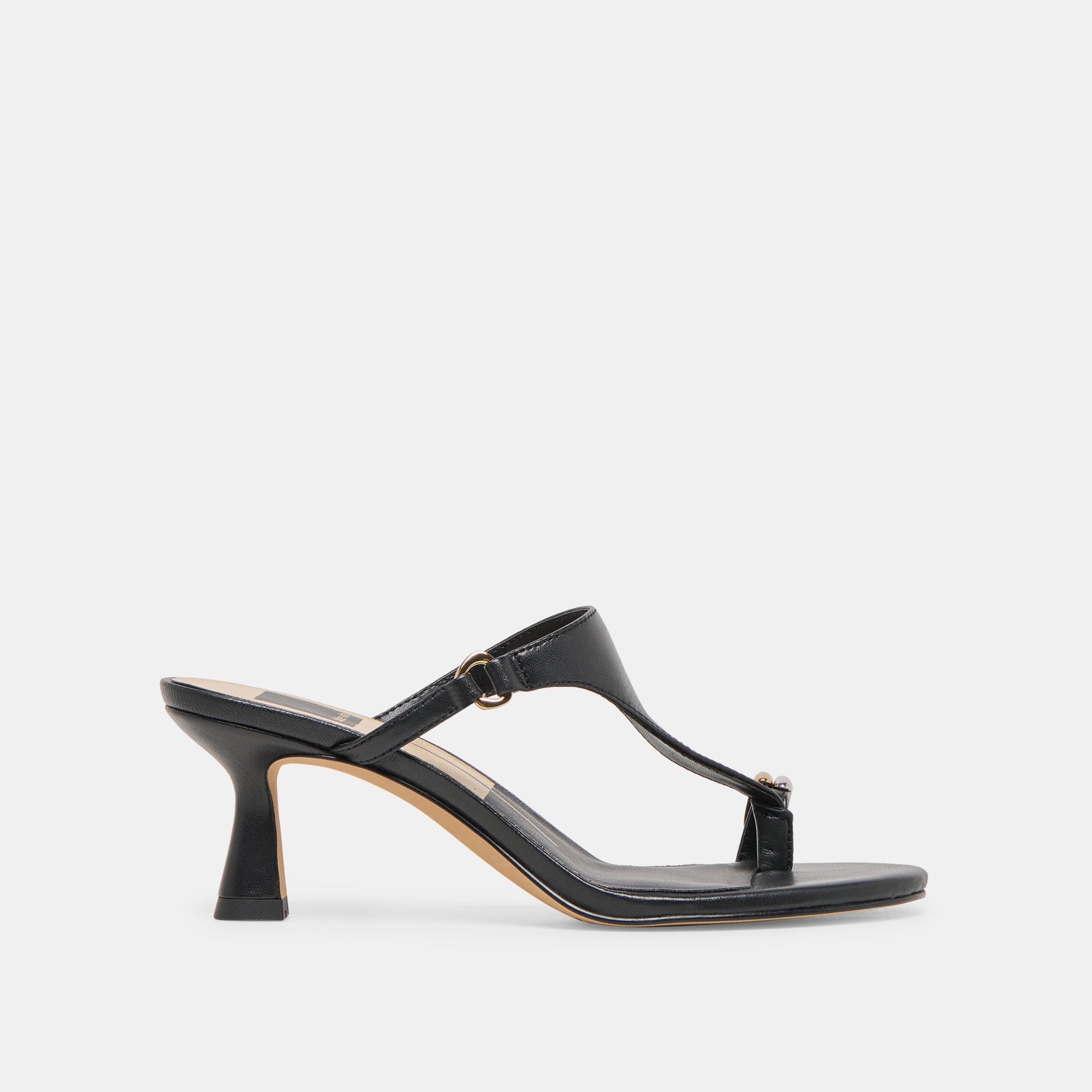 Dolce Vita Derrel Black Leather Heels