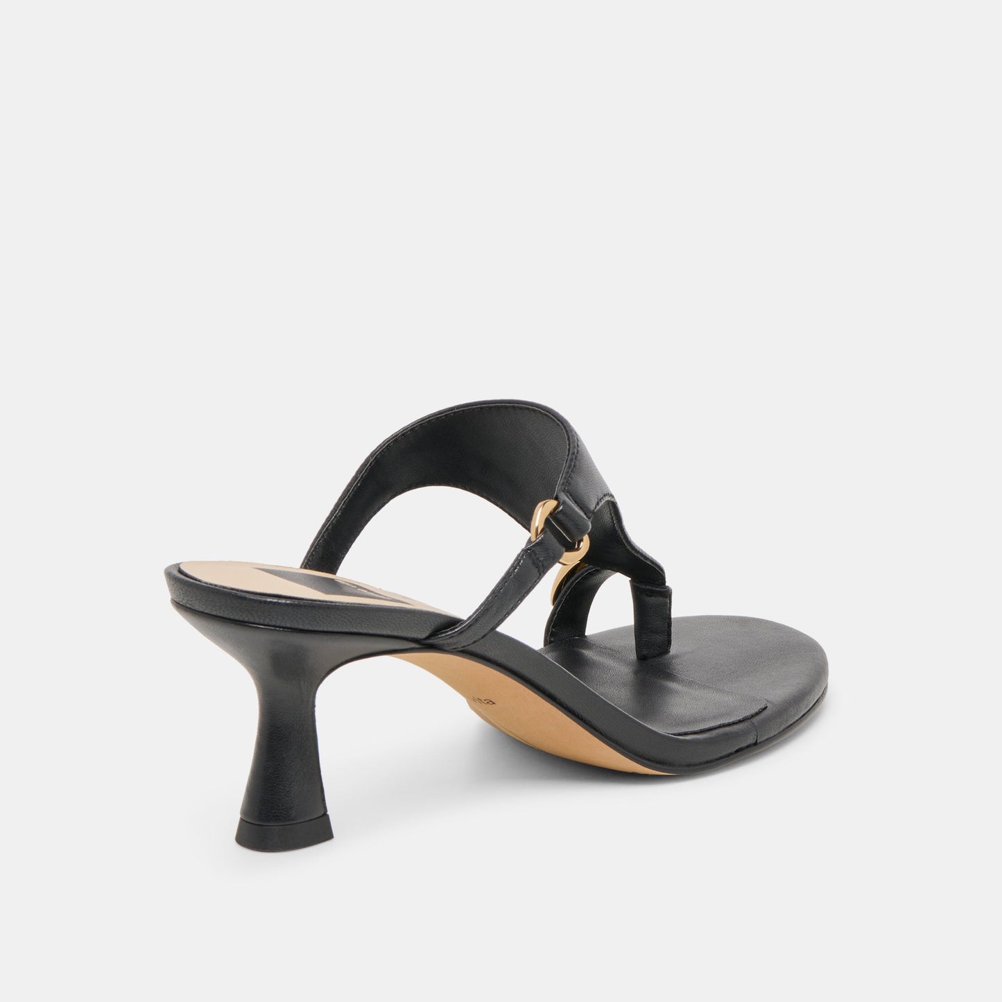 Dolce Vita Derrel Black Leather Heels
