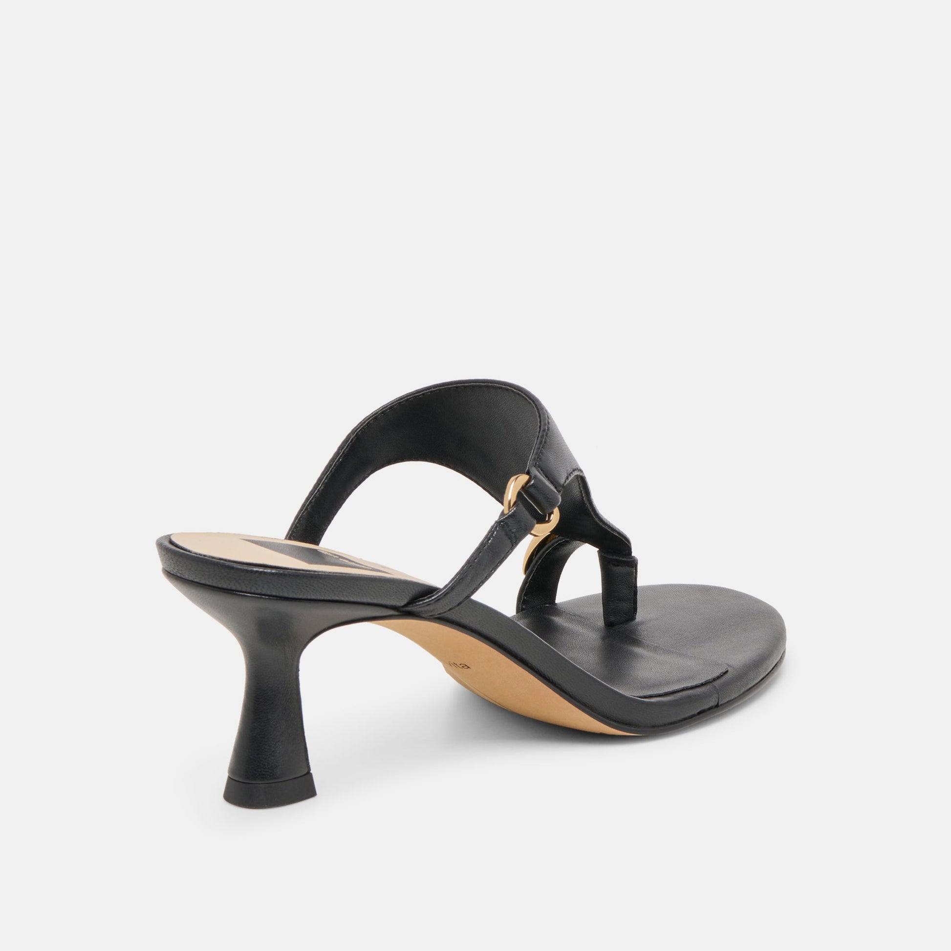 Dolce Vita Derrel Black Leather Heels