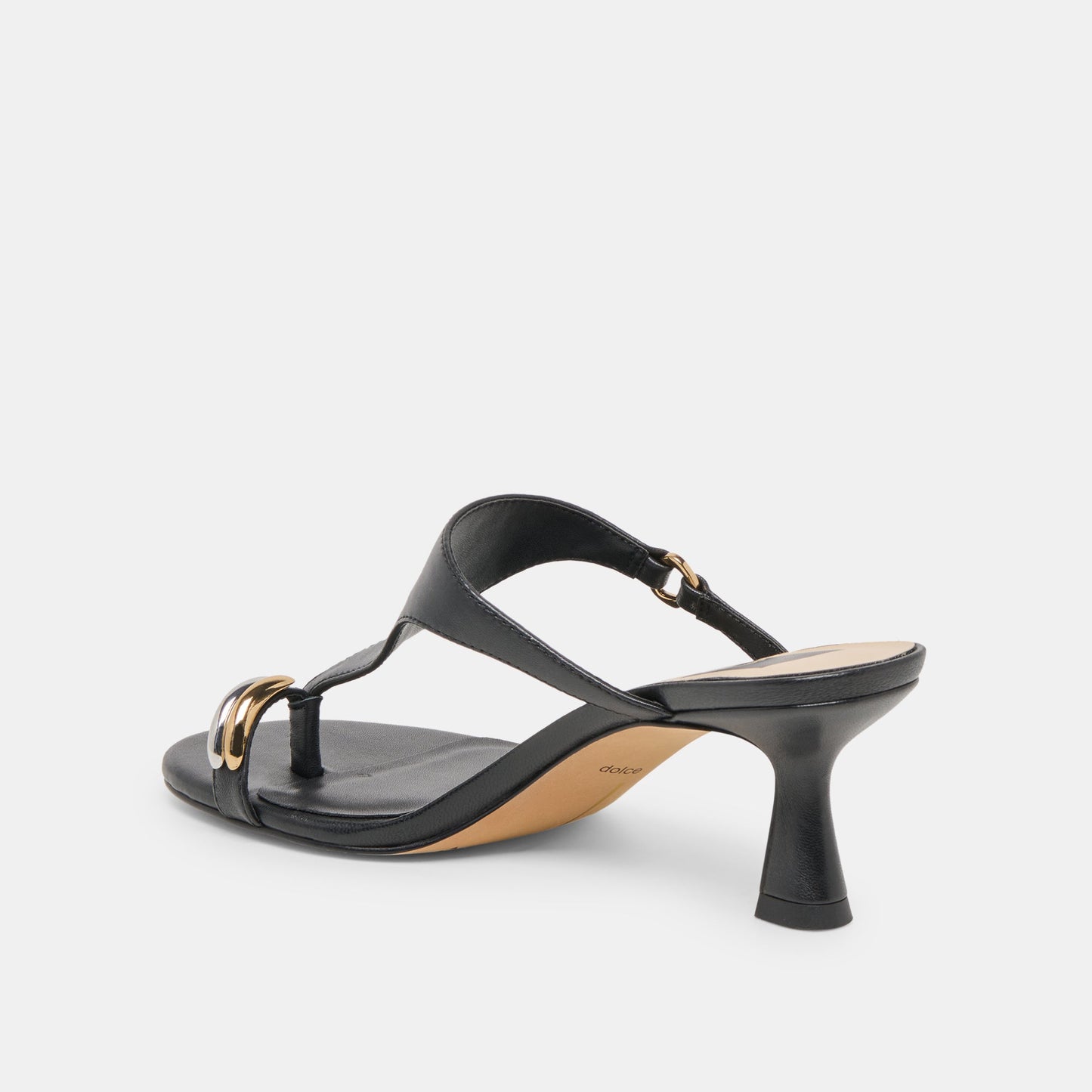 Dolce Vita Derrel Black Leather Heels