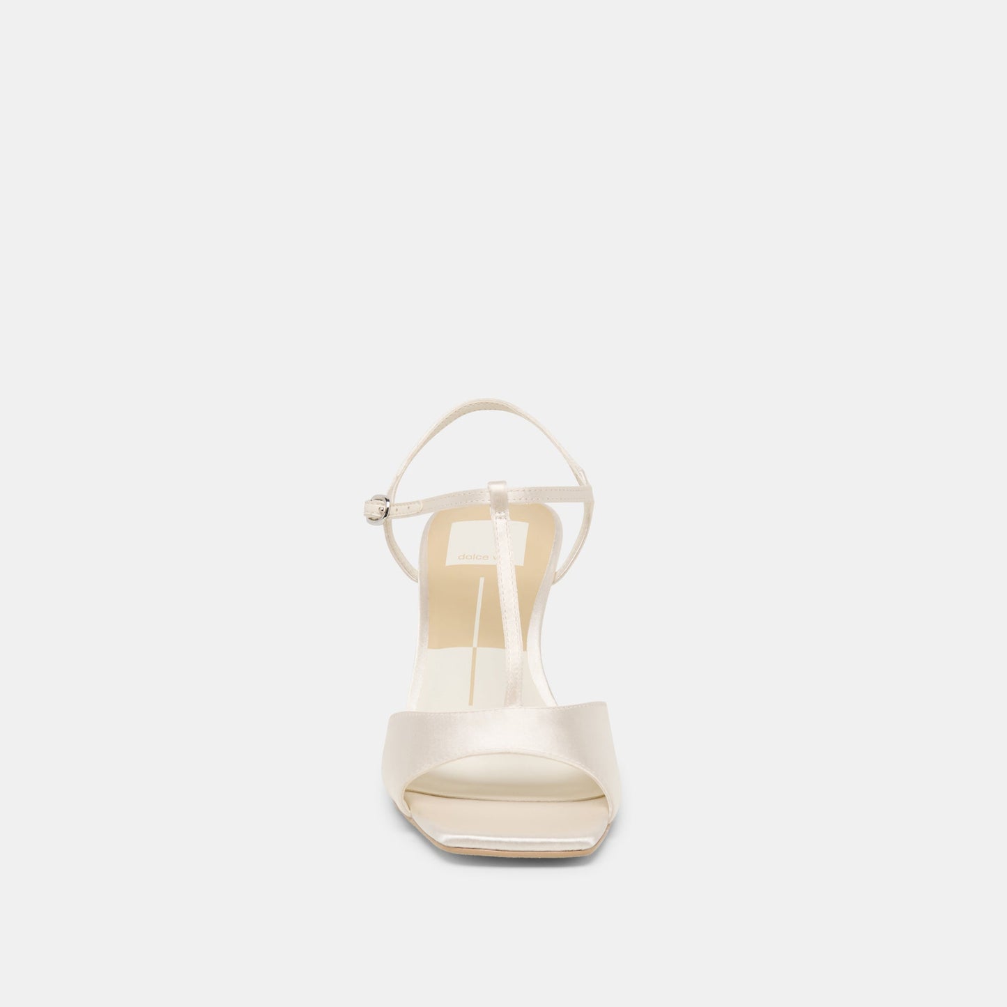 Dolce Vita Hilery Off White Satin Heels