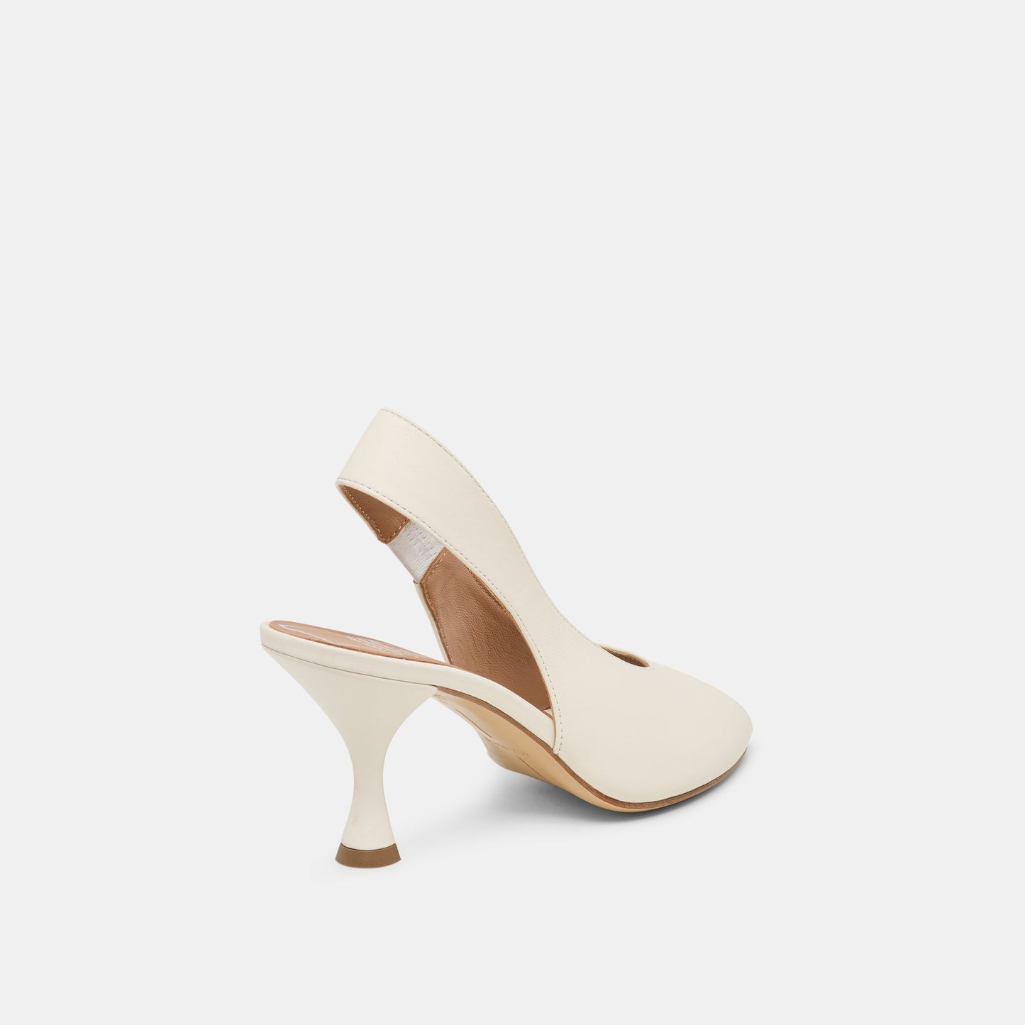 Dolce Vita Madow Off White Leather Heels