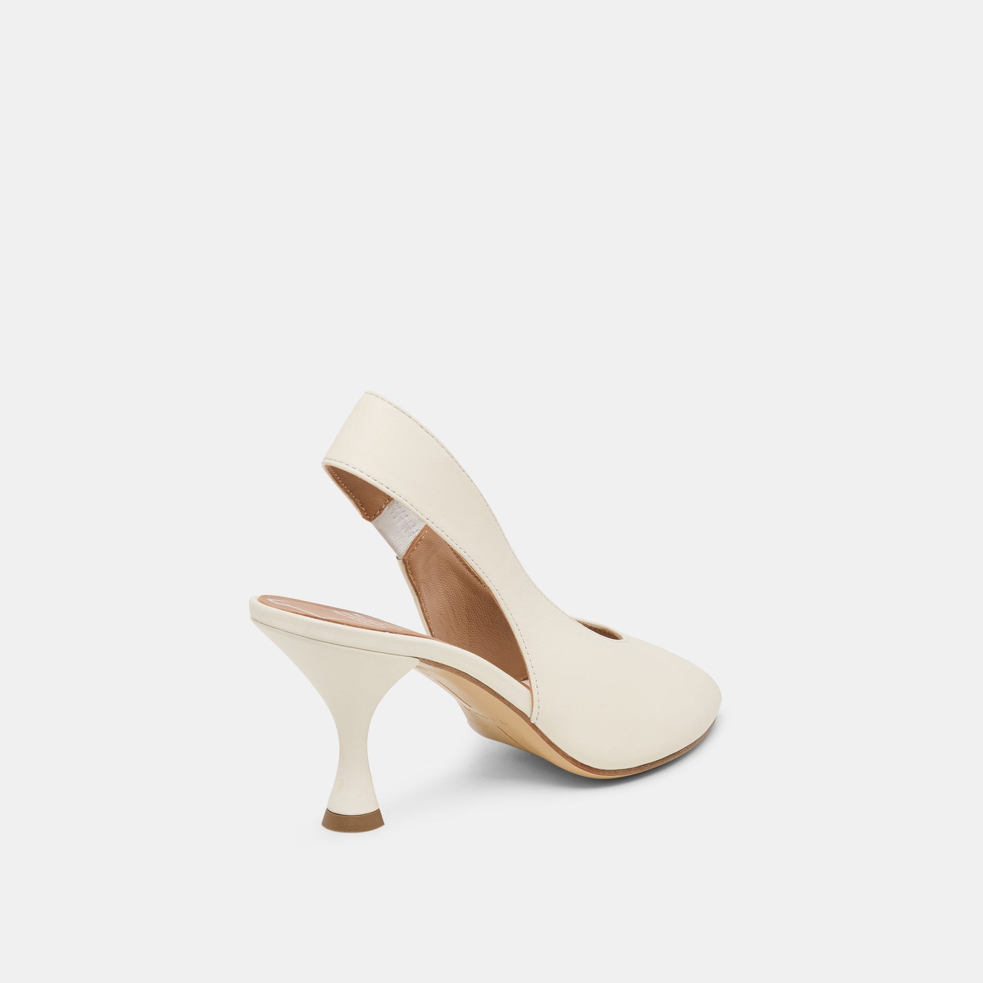 Dolce Vita Madow Off White Leather Heels