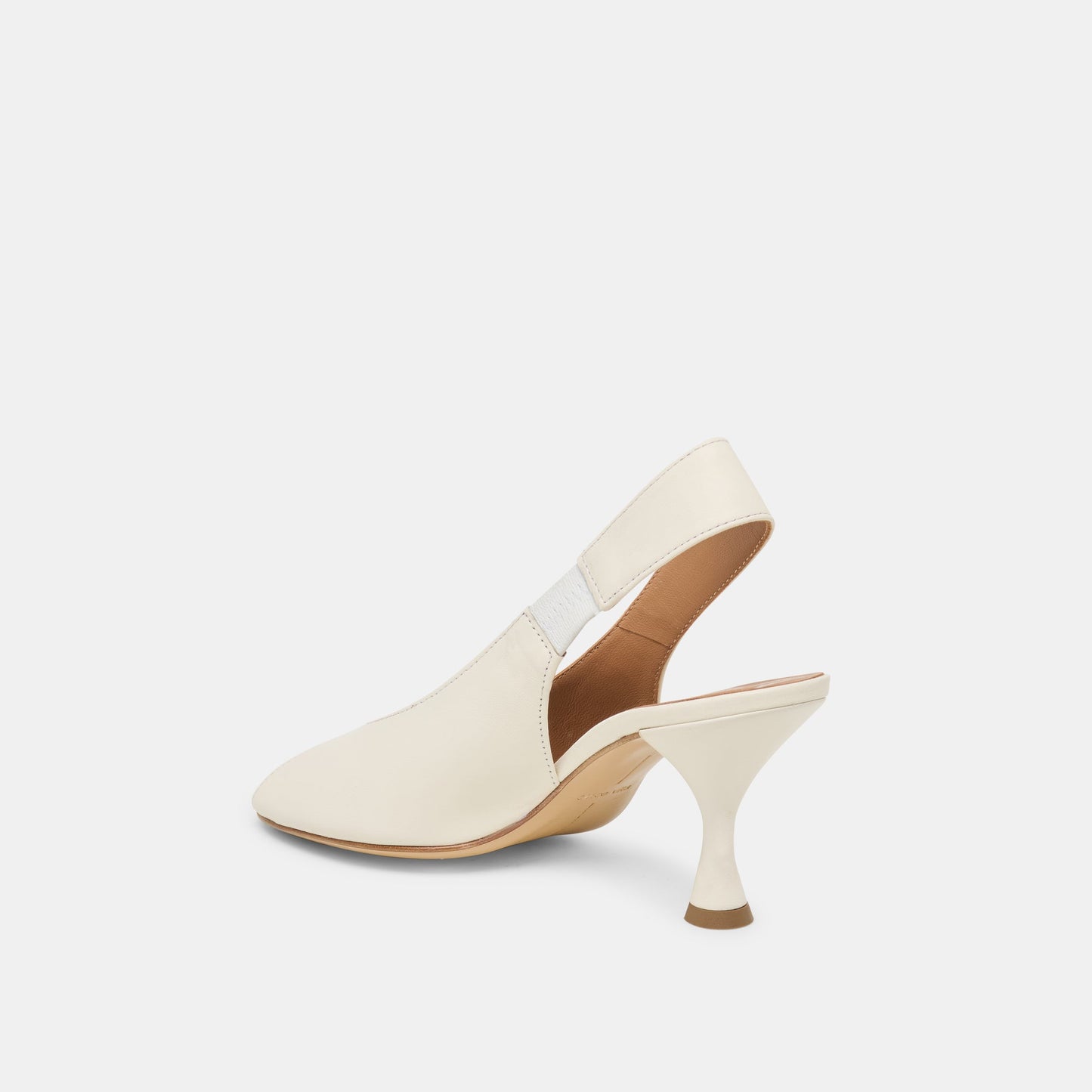 Dolce Vita Madow Off White Leather Heels