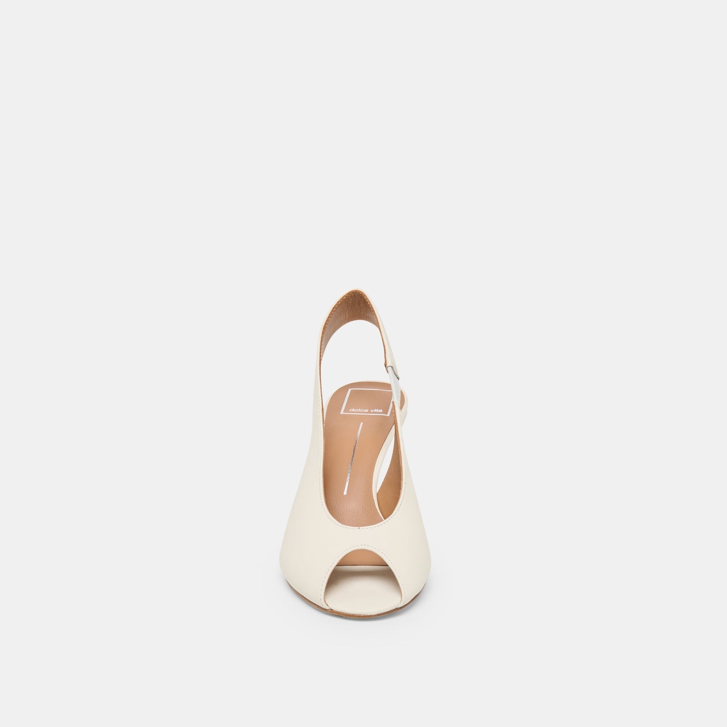 Dolce Vita Madow Off White Leather Heels