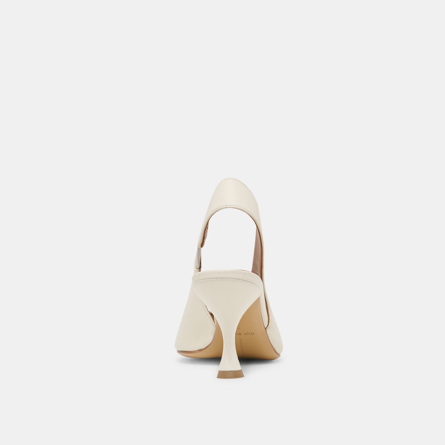 Dolce Vita Madow Off White Leather Heels