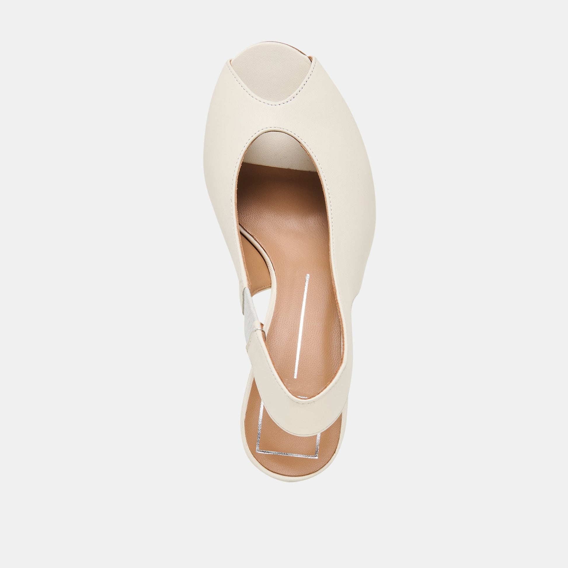 Dolce Vita Madow Off White Leather Heels