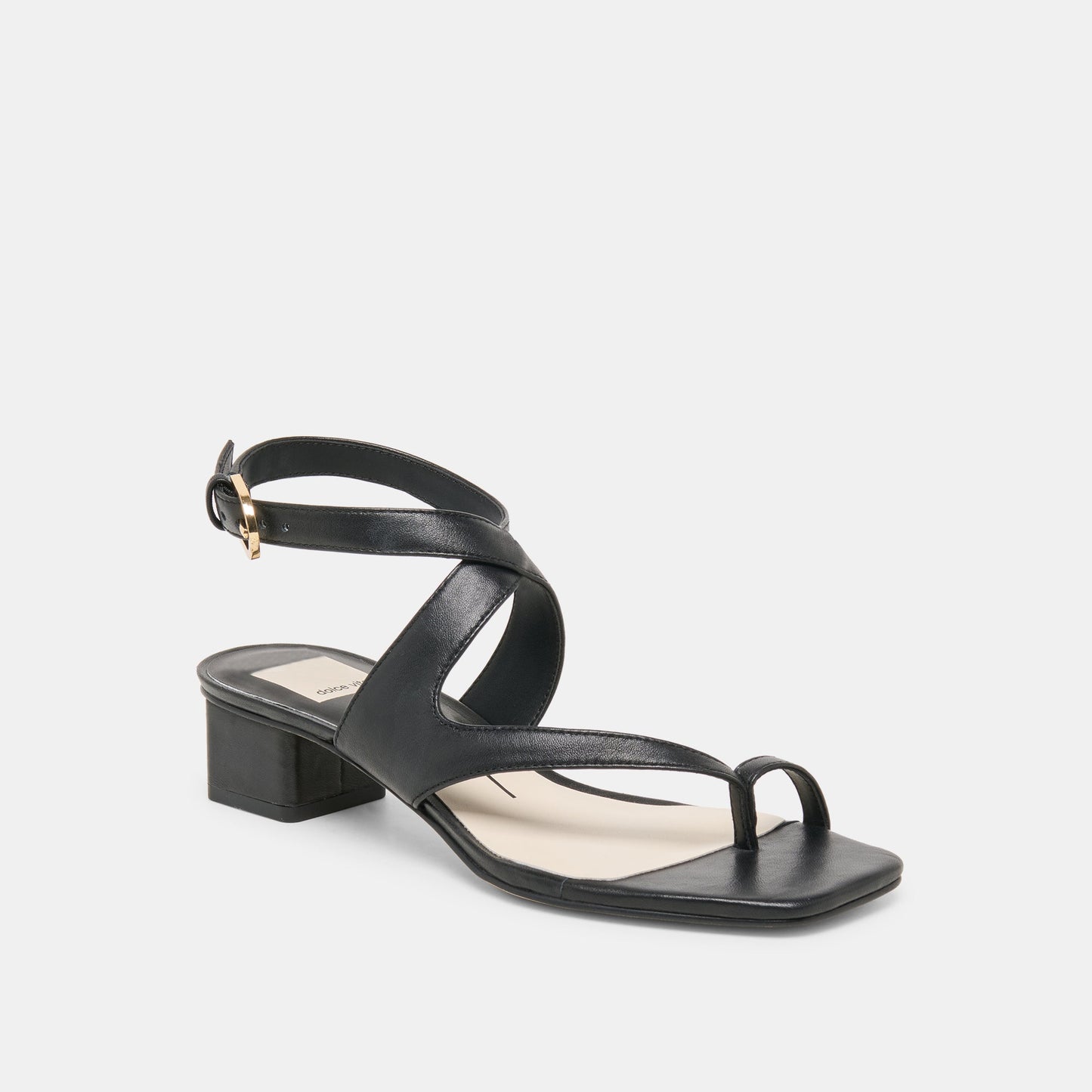 Dolce Vita Kameo Black Leather Heels