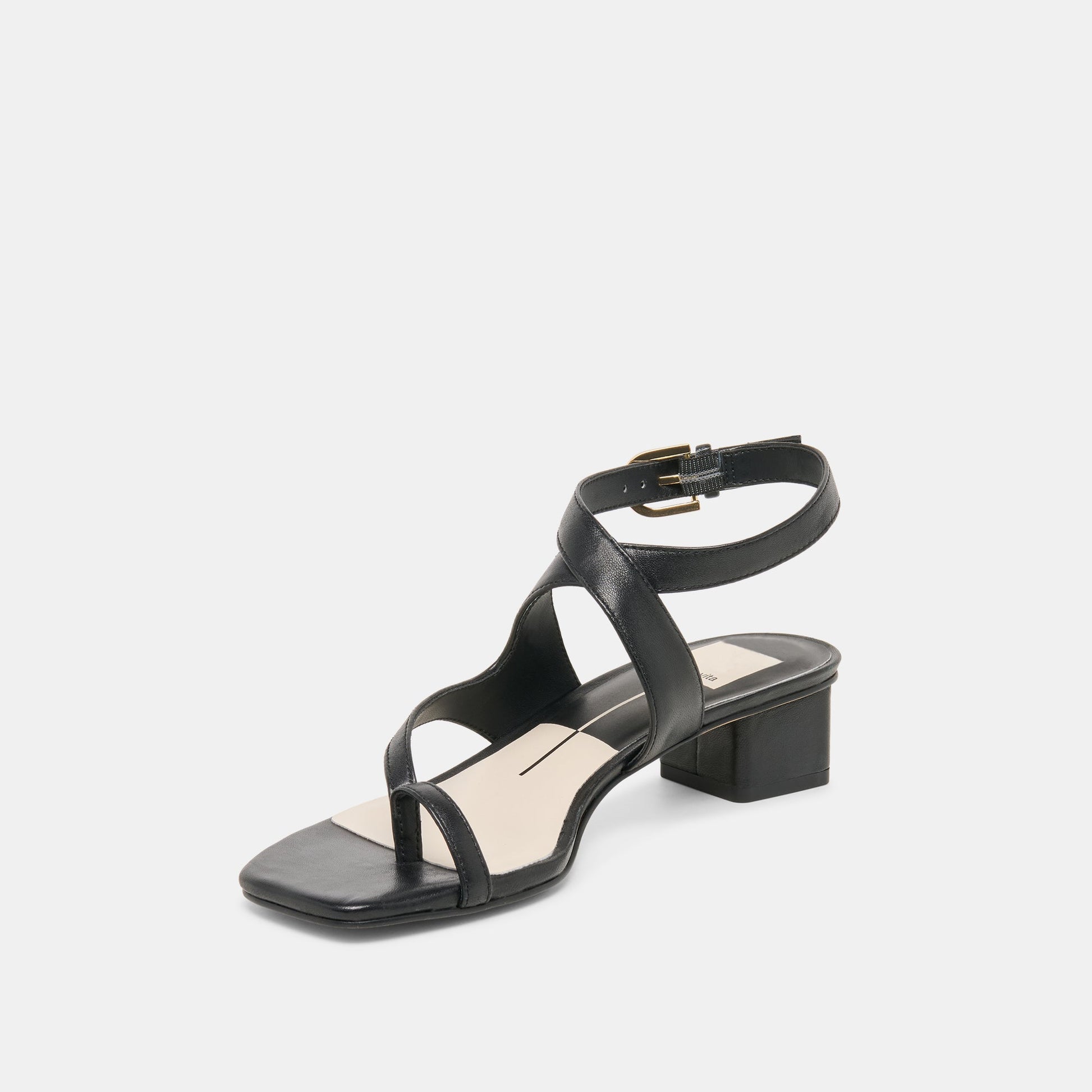 Dolce Vita Kameo Black Leather Heels