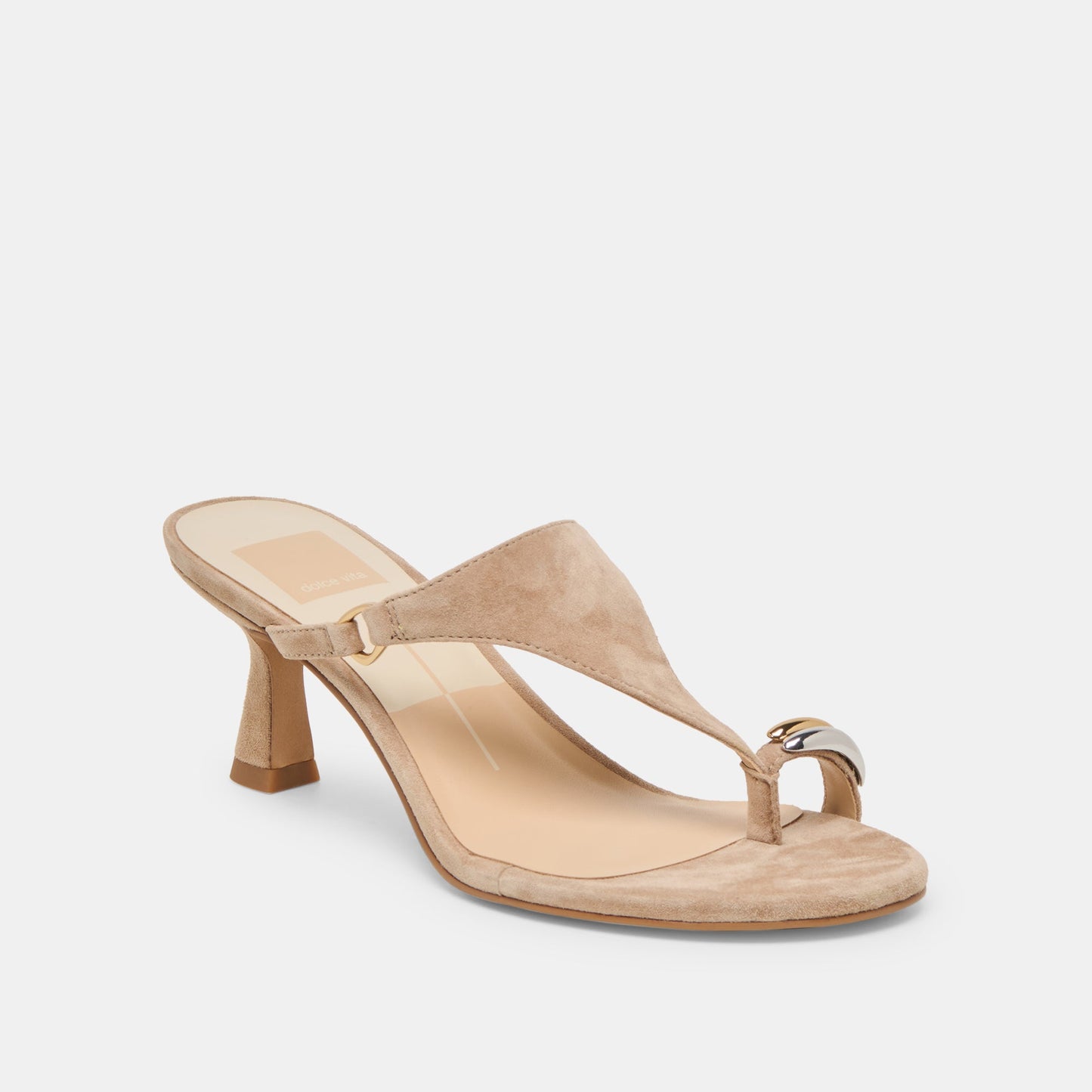 Dolce Vita Derrel Camel Suede Heels