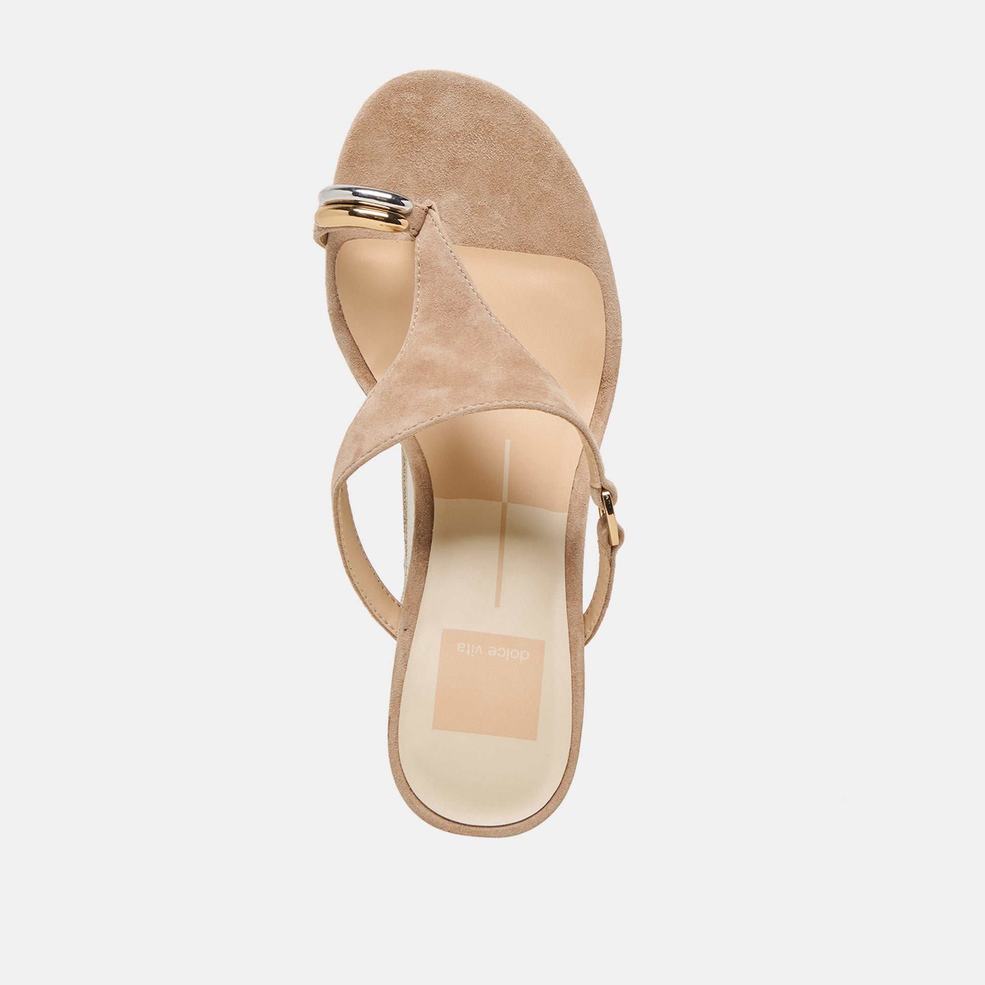 Dolce Vita Derrel Camel Suede Heels