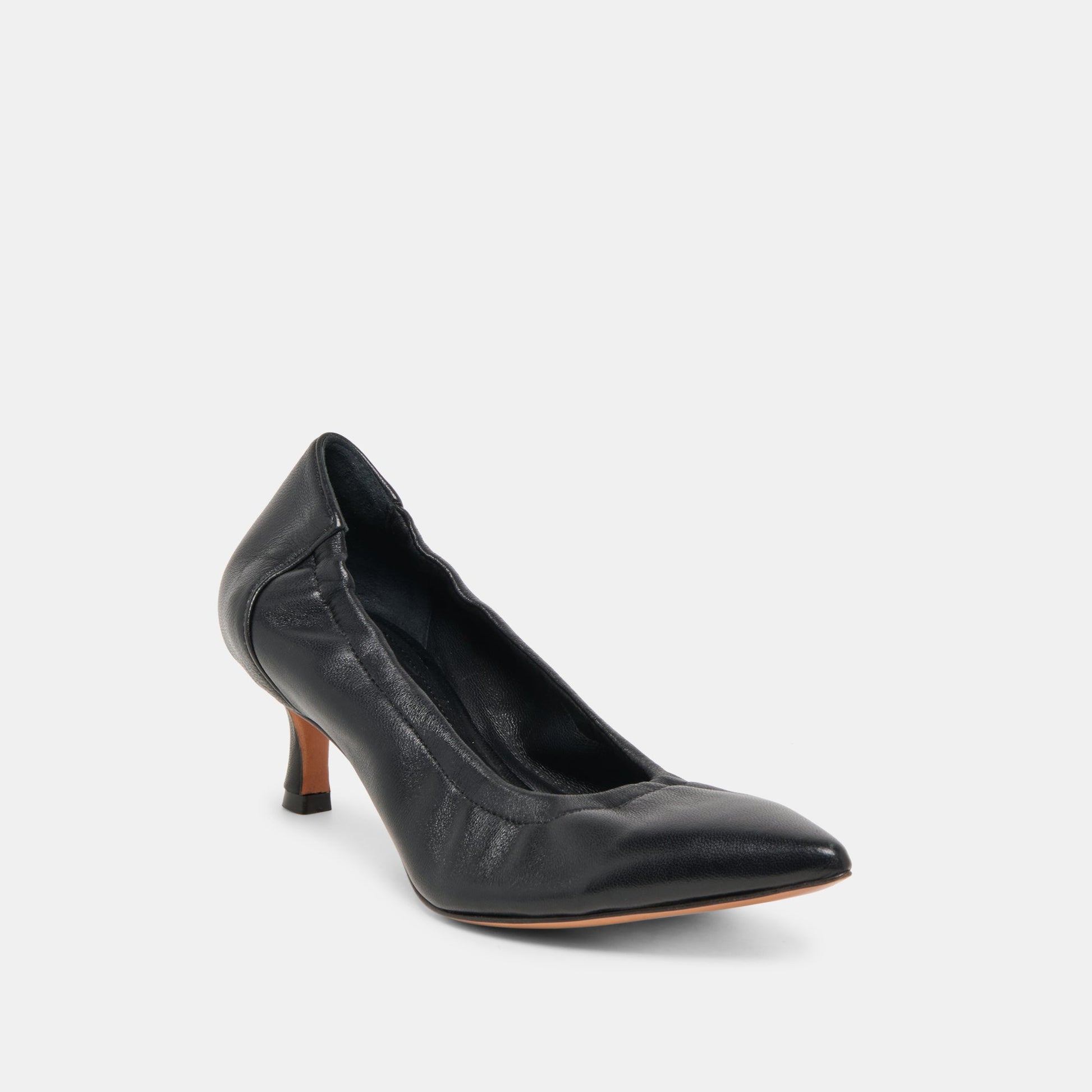 Dolce Vita Celtin Black Leather Heels