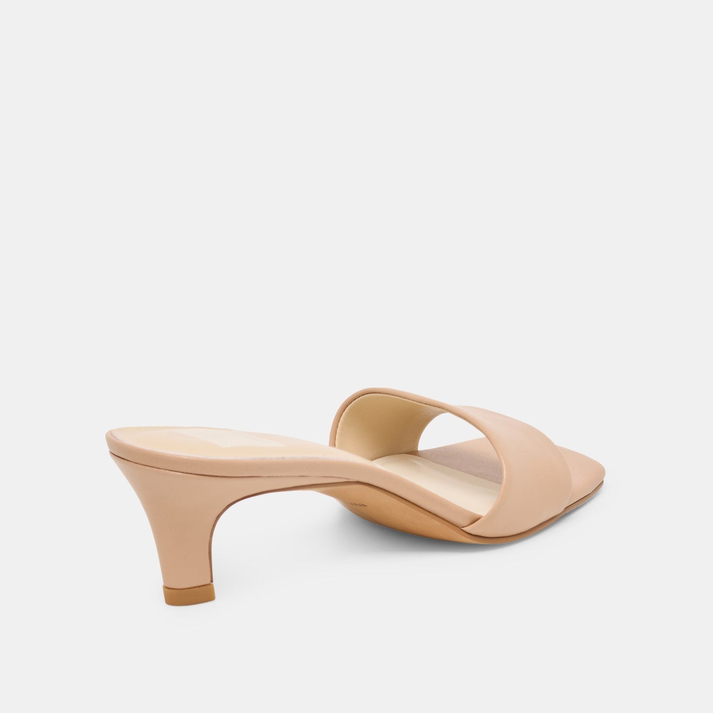 Dolce Vita Rexa Wide Light Tan Leather Heels