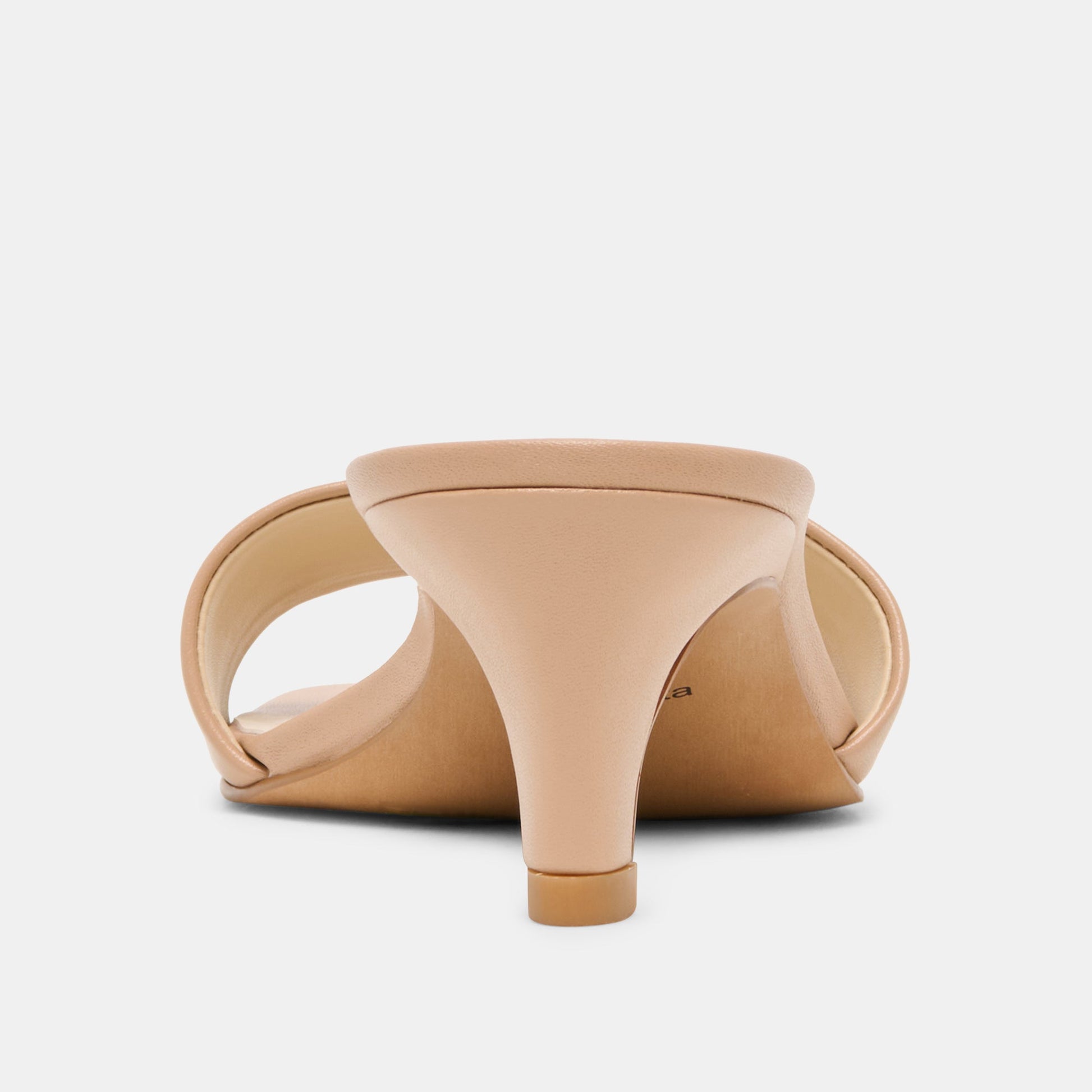 Dolce Vita Rexa Wide Light Tan Leather Heels
