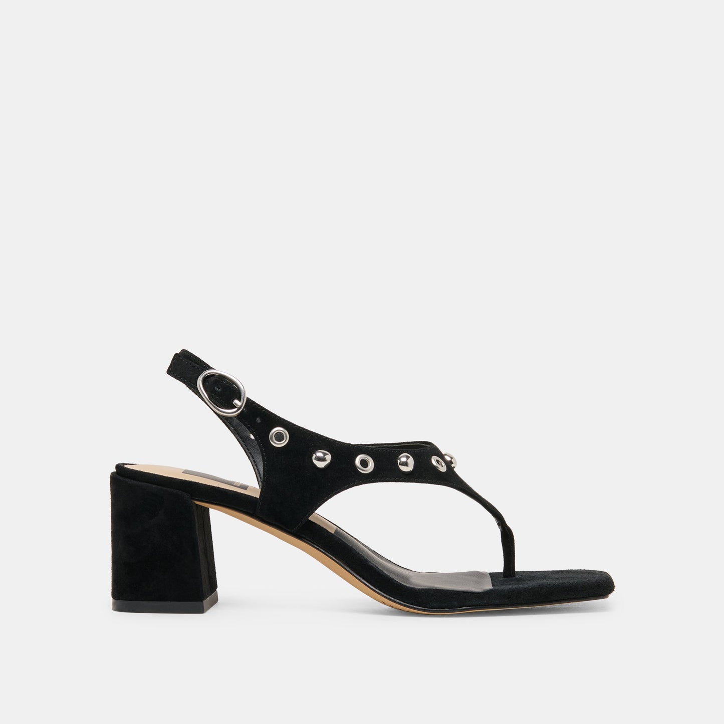 Dolce Vita Yves Stud Onyx Suede Heels