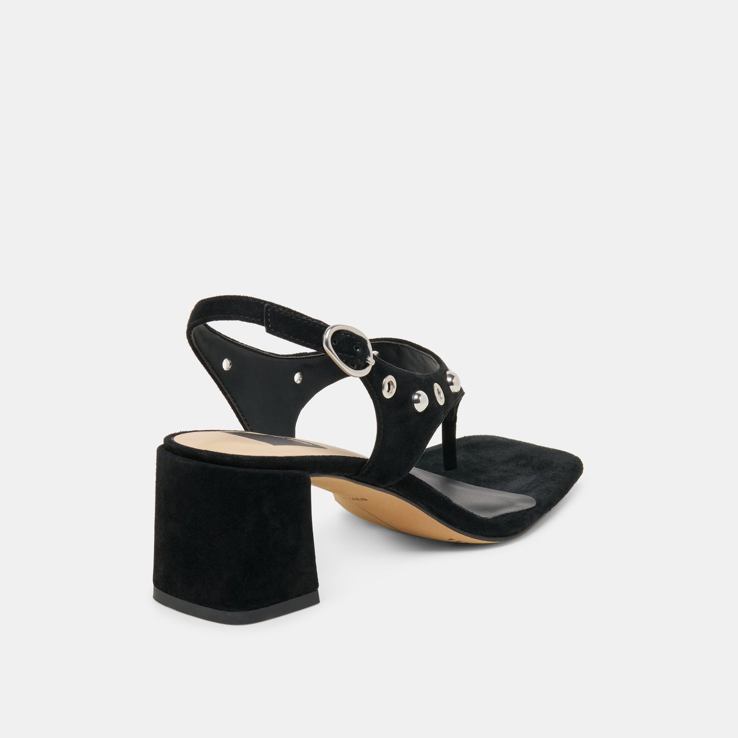 Dolce Vita Yves Stud Onyx Suede Heels