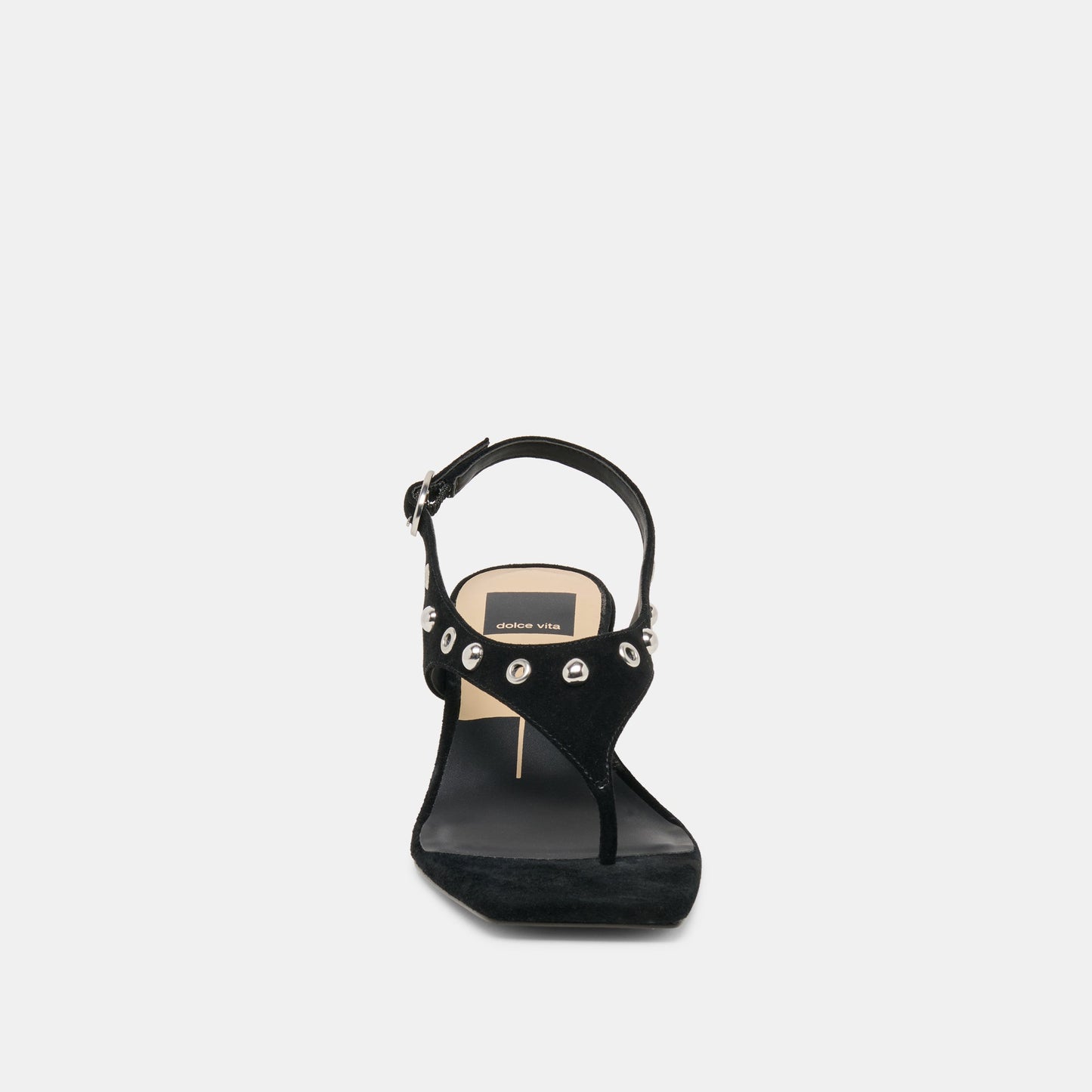Dolce Vita Yves Stud Onyx Suede Heels