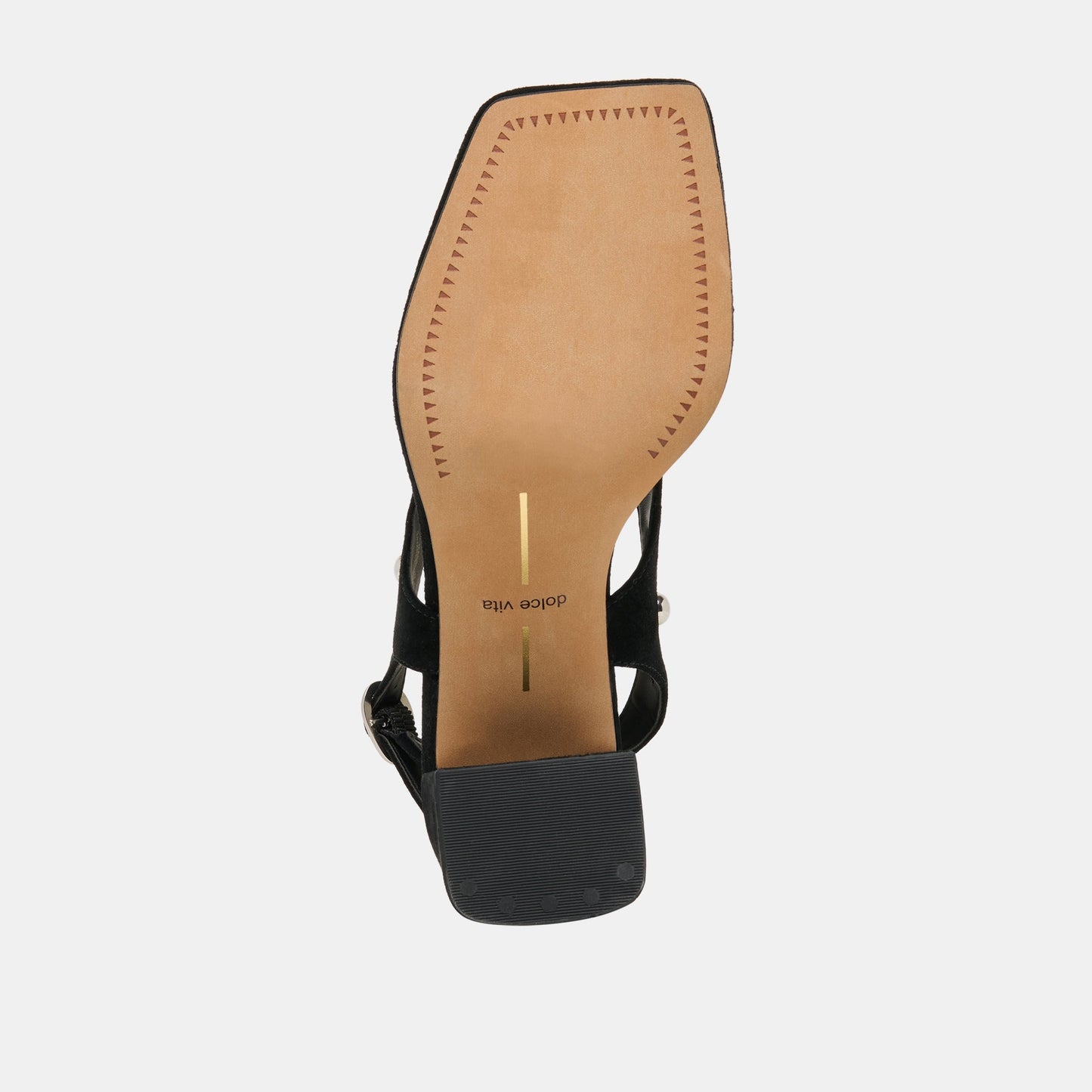 Dolce Vita Yves Stud Onyx Suede Heels