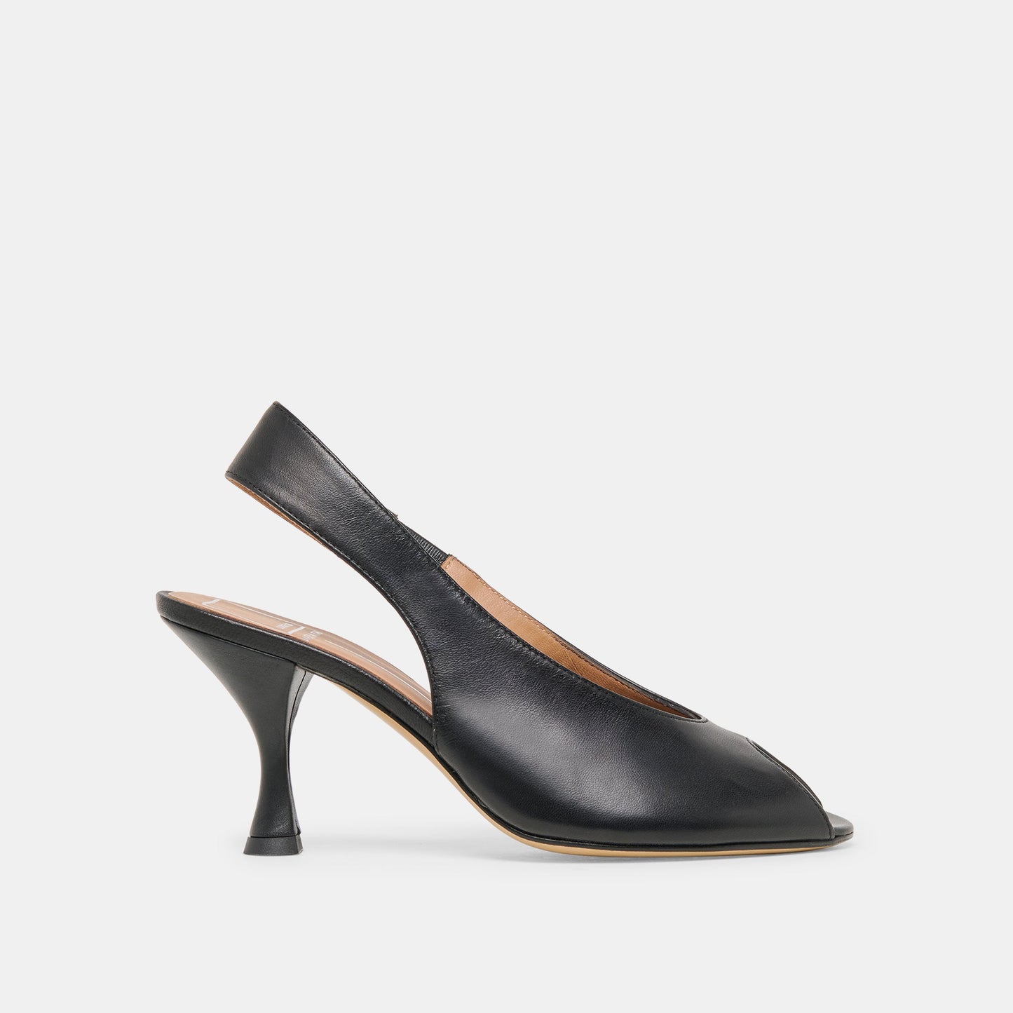 Dolce Vita Madow Black Leather Heels