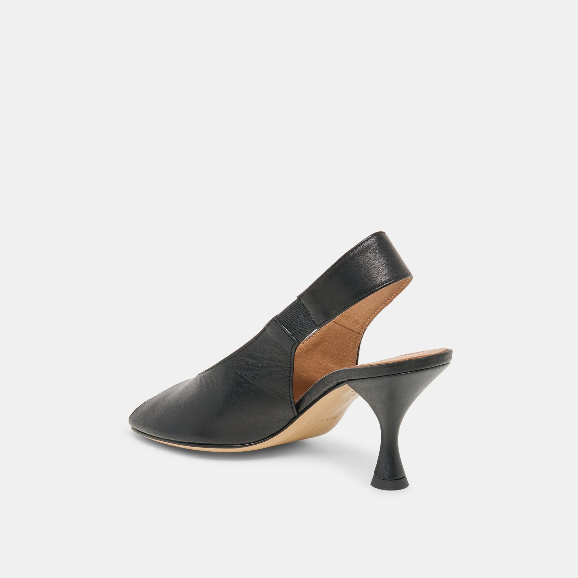 Dolce Vita Madow Black Leather Heels