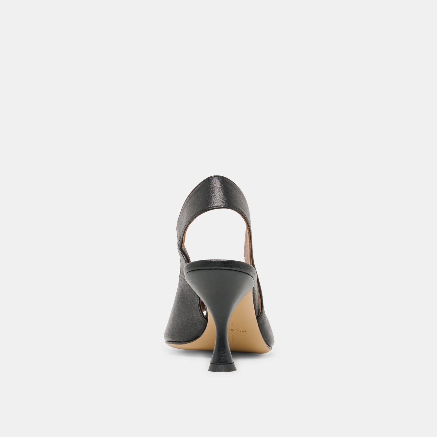 Dolce Vita Madow Black Leather Heels