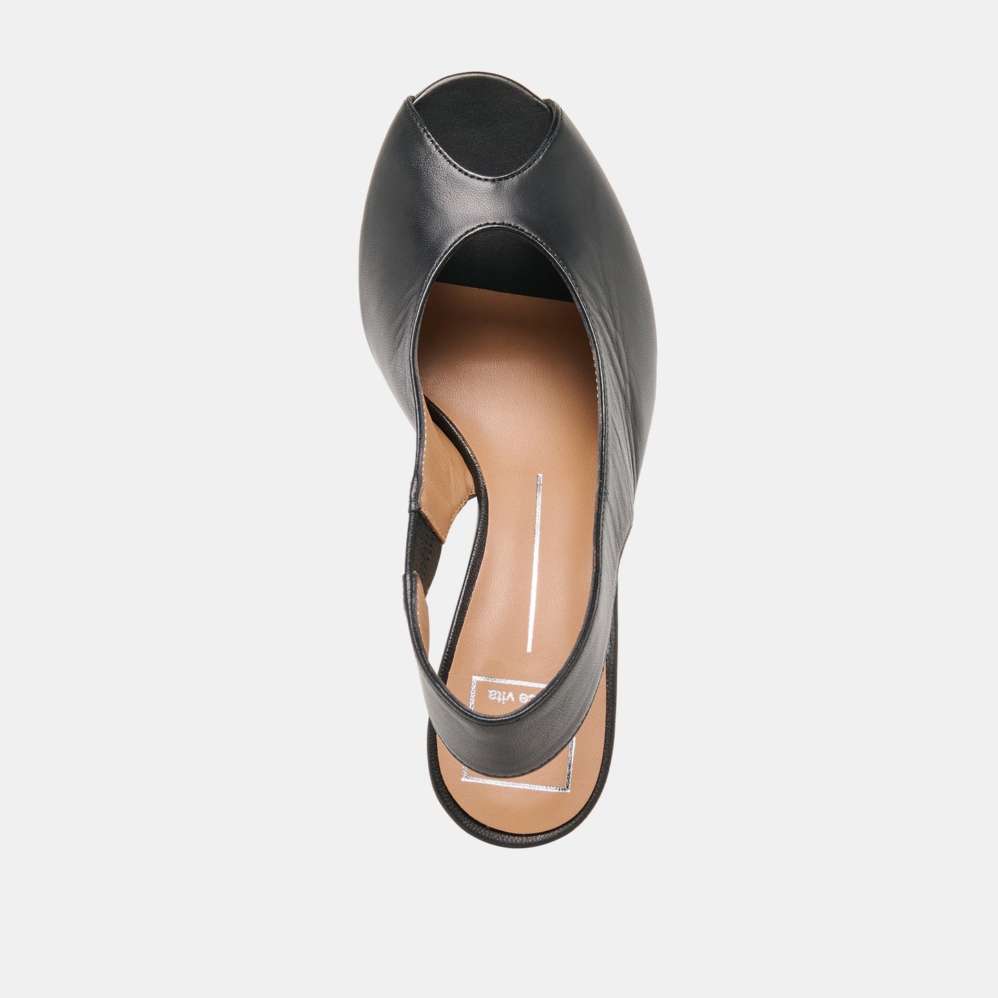 Dolce Vita Madow Black Leather Heels