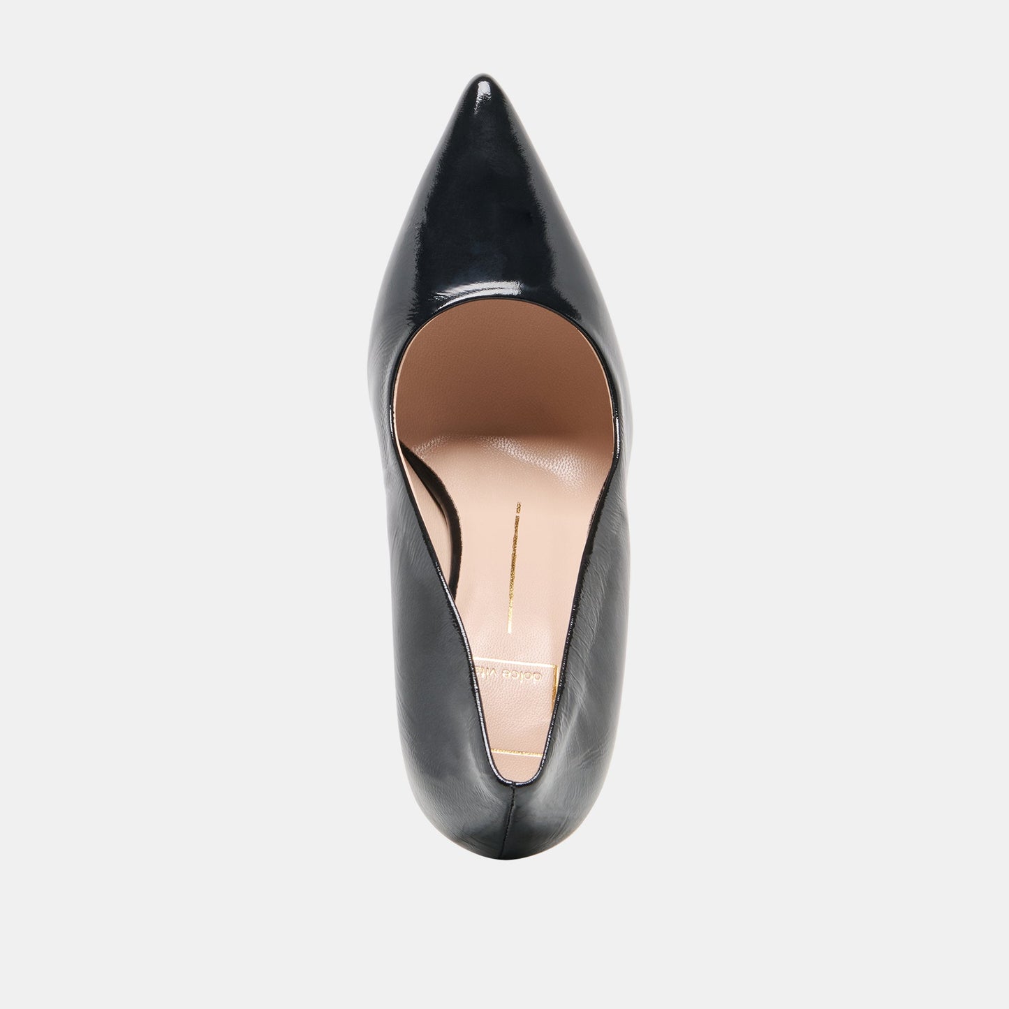 Dolce Vita LANKY Black Leather Closed-Toe Pump Stiletto Heels