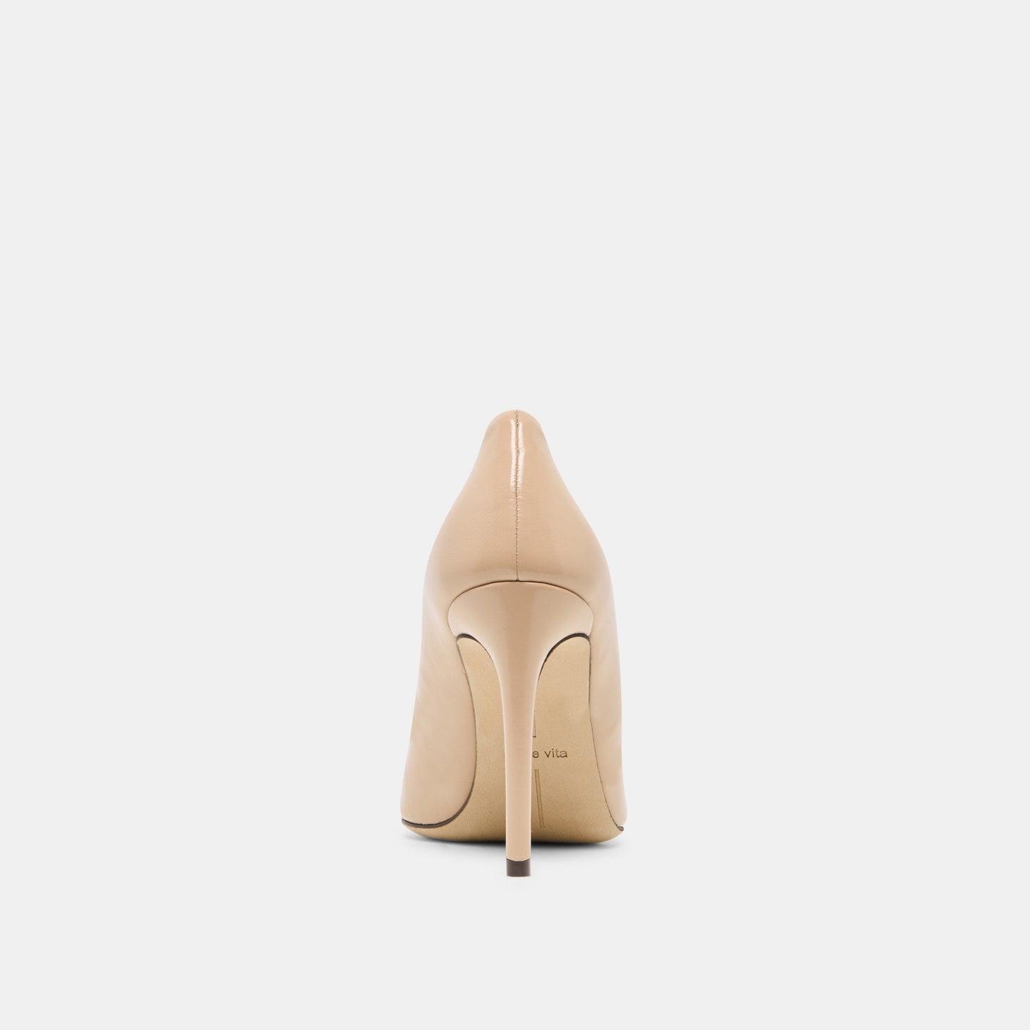 Dolce Vita LANKY Tan Leather Closed-Toe Pump Stiletto Heels