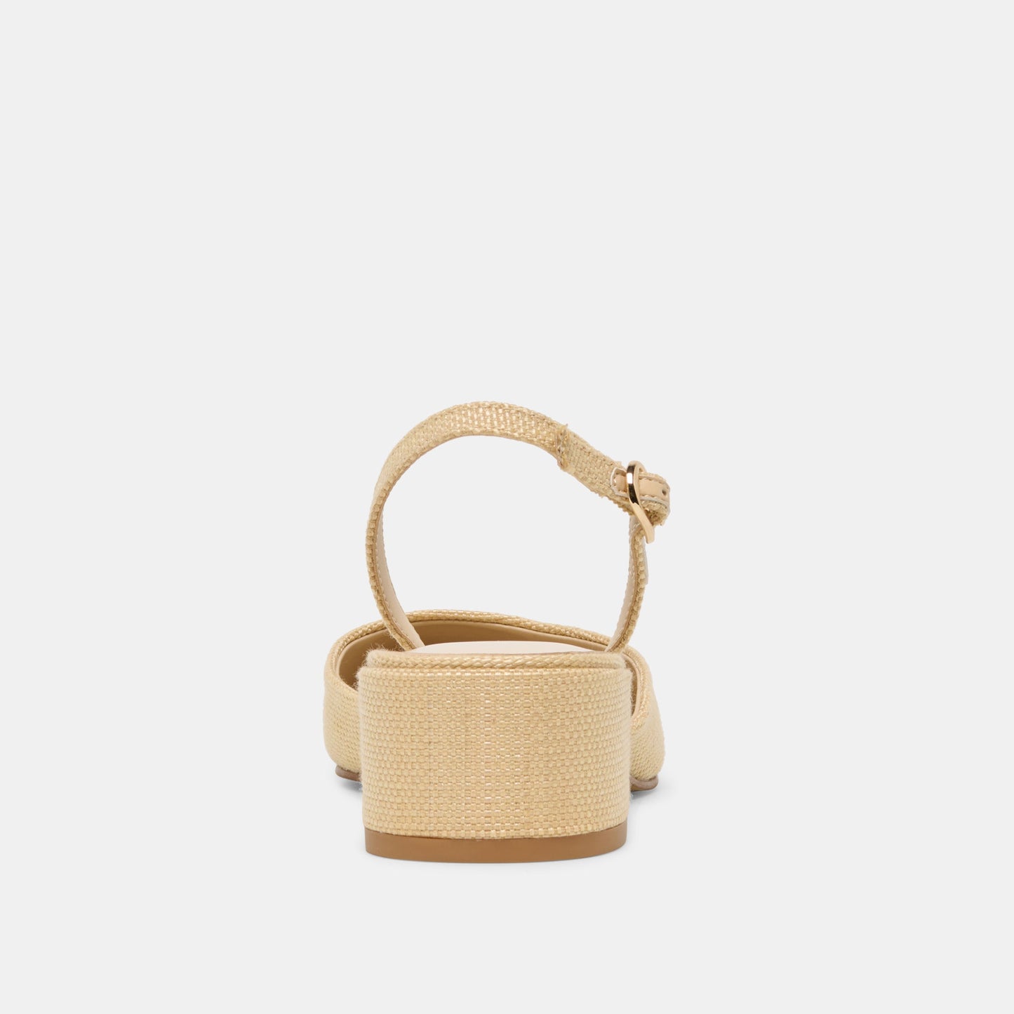 Dolce Vita Carel Light Natural Raffia Heels