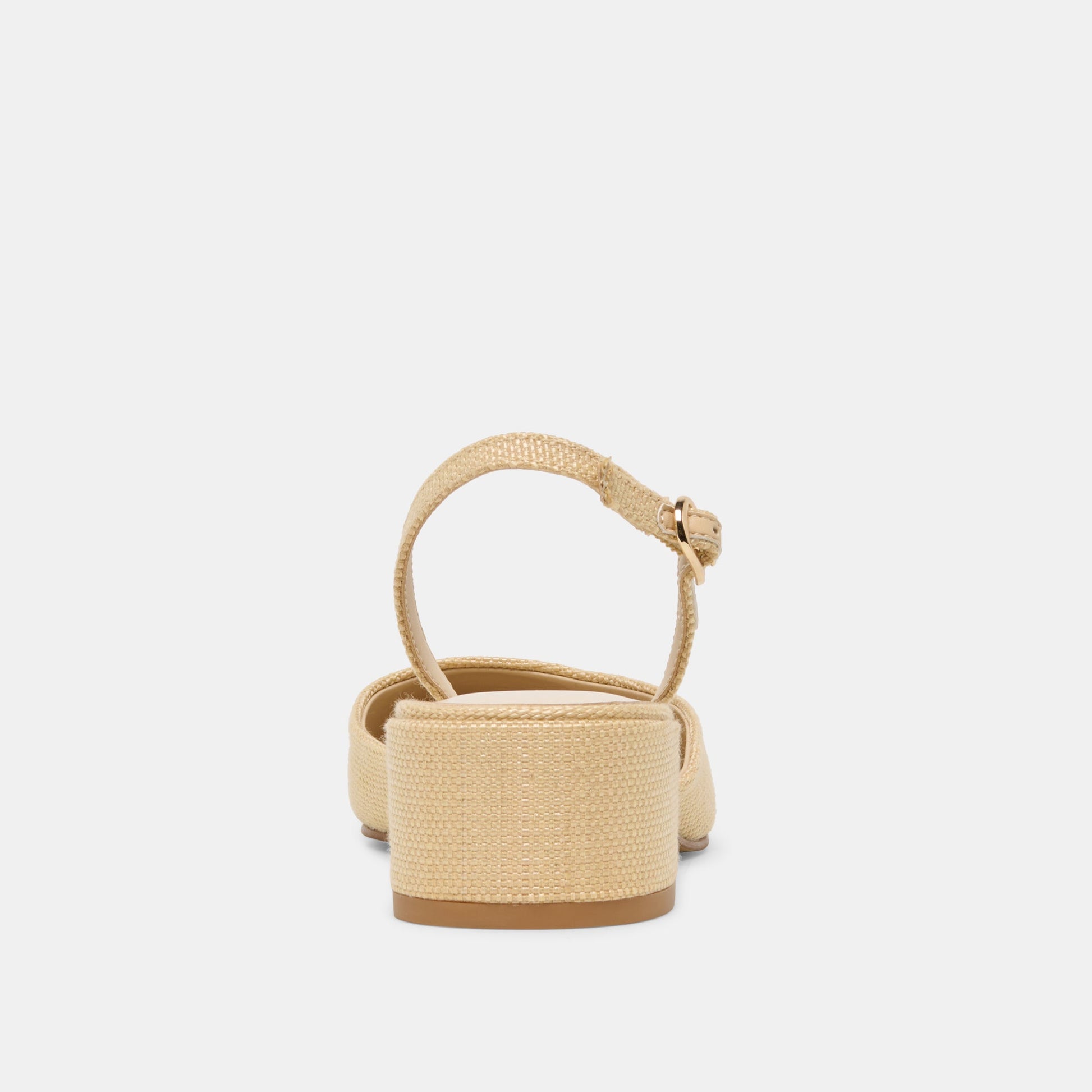 Dolce Vita Carel Light Natural Raffia Heels