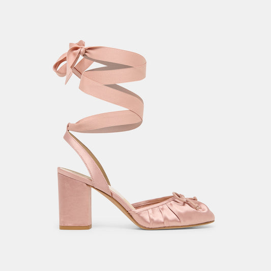 Dolce Vita Tisha Lt Blush Satin Heels