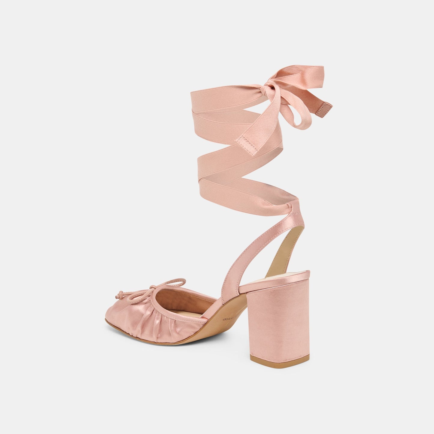 Dolce Vita Tisha Lt Blush Satin Heels
