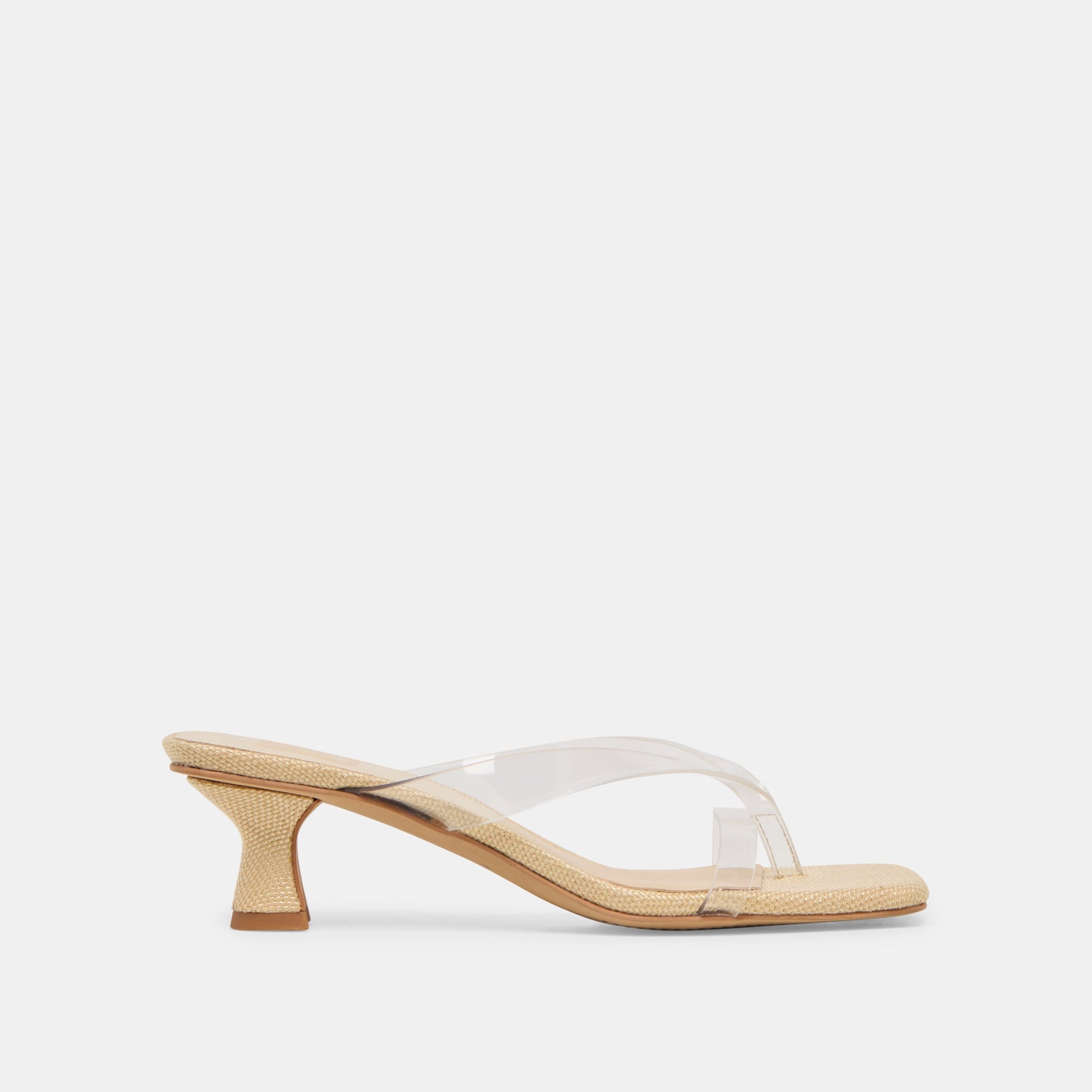 Dolce Vita Brevel Vinyl Wide Crystal Jelly Heels