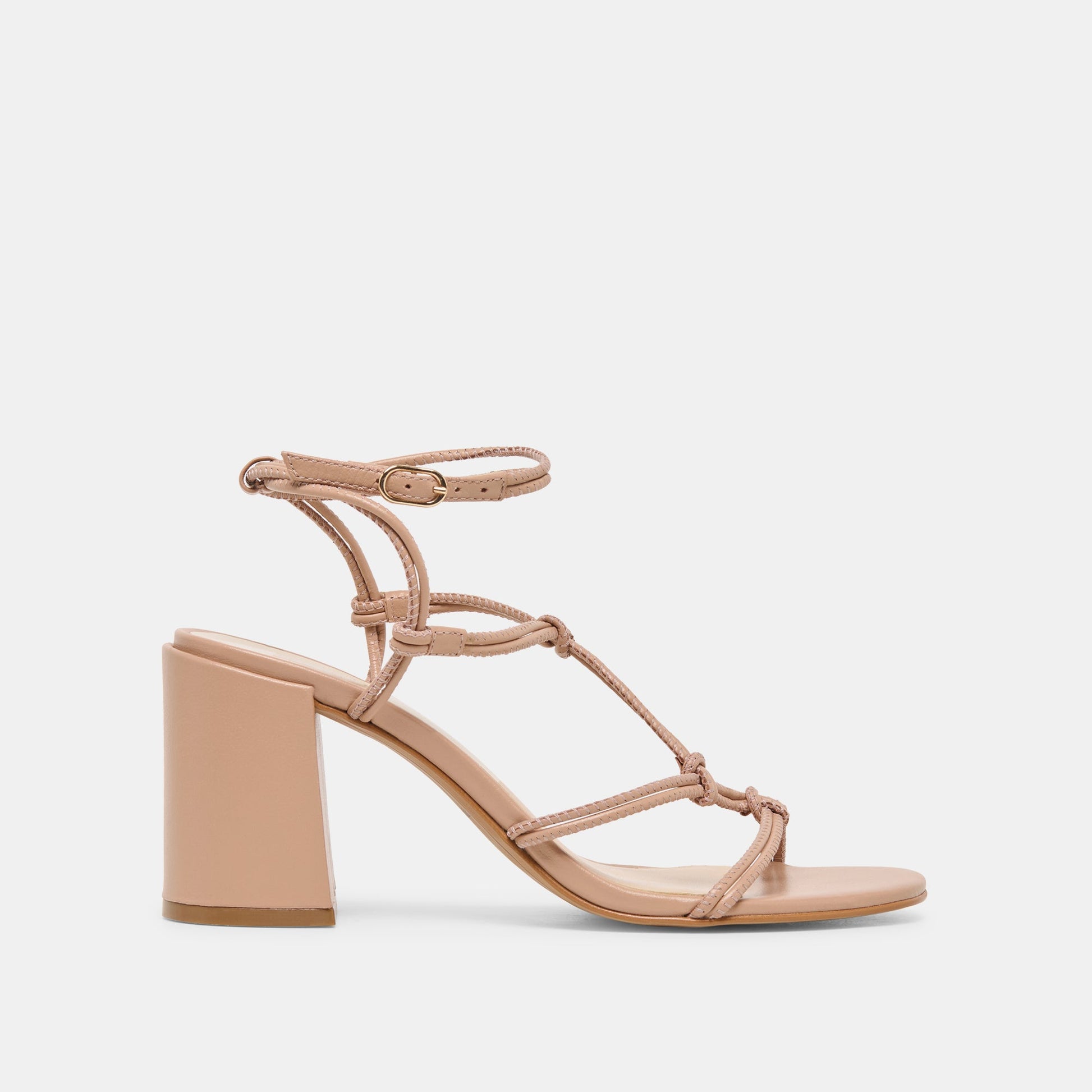 Dolce Vita Fizzy Lt Tan Leather Heels