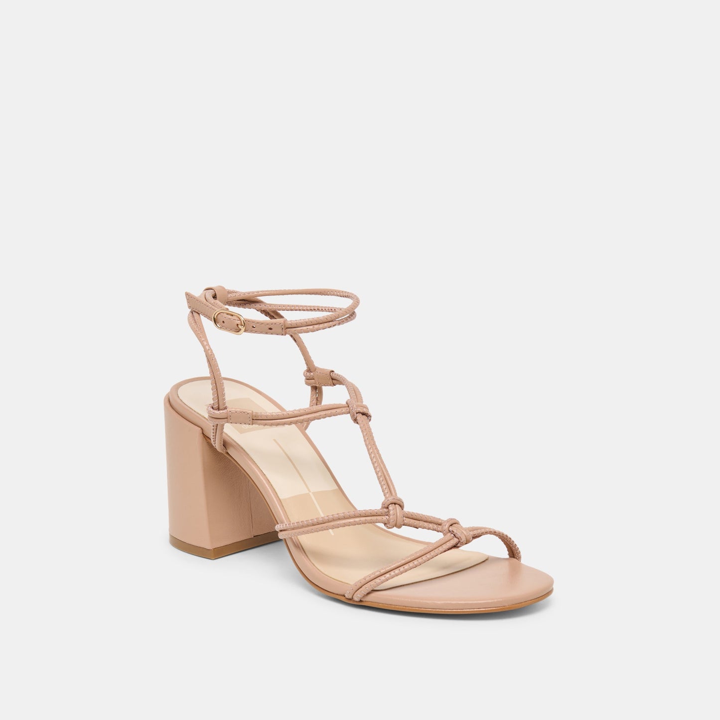 Dolce Vita Fizzy Lt Tan Leather Heels