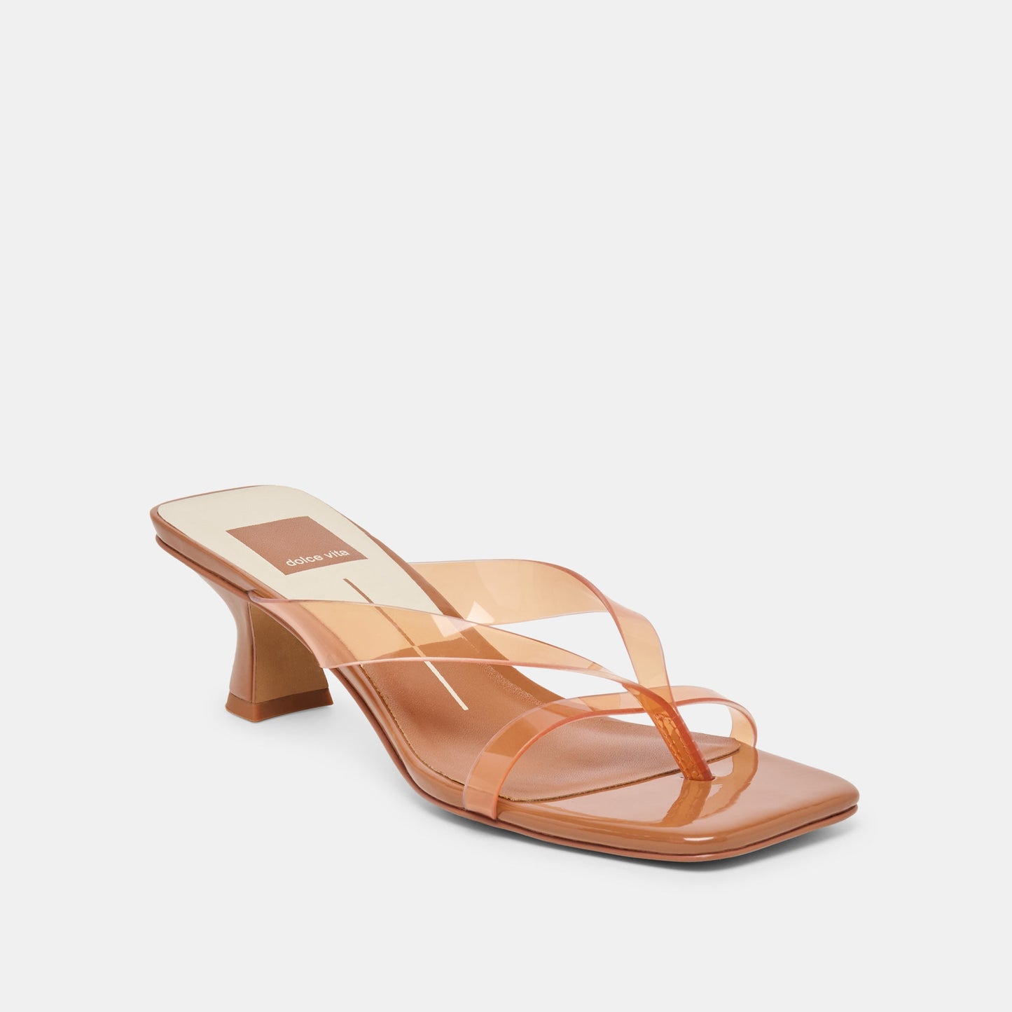 Dolce Vita Brevel Vinyl Wide Whiskey Jelly Heels