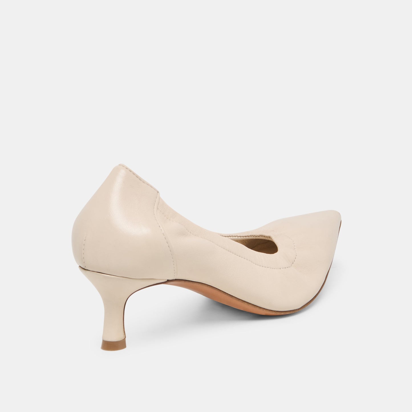Dolce Vita Celtin Off White Leather Heels