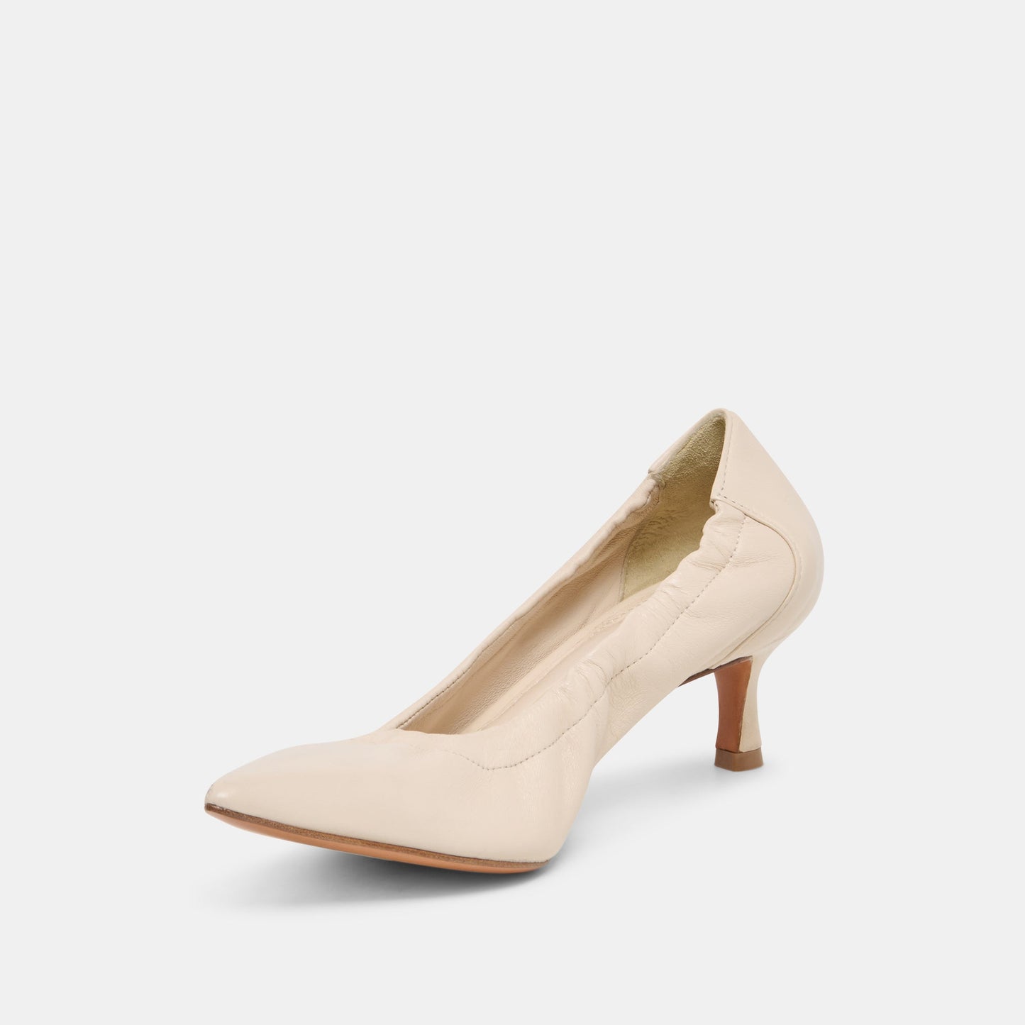 Dolce Vita Celtin Off White Leather Heels