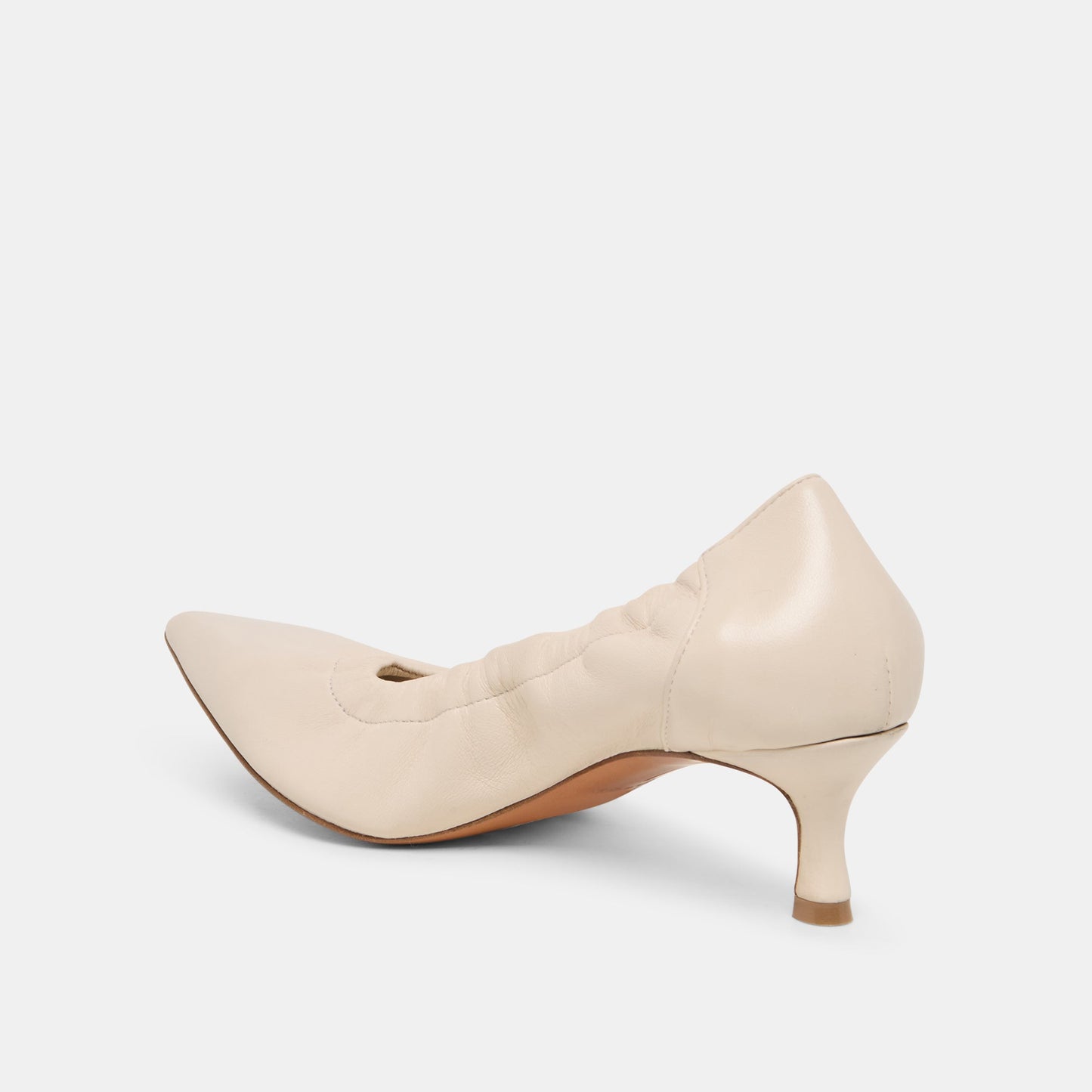 Dolce Vita Celtin Off White Leather Heels