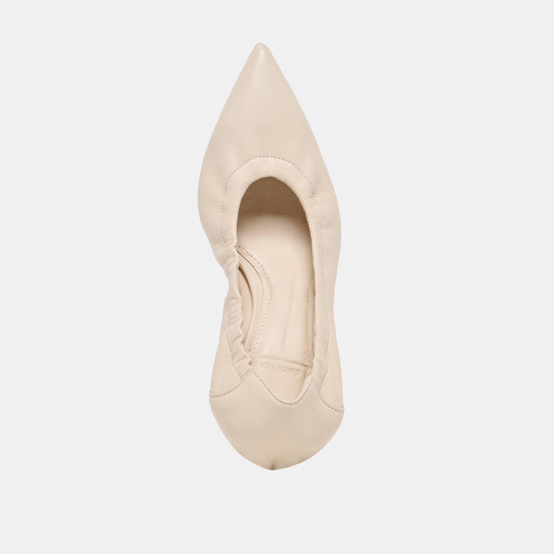 Dolce Vita Celtin Off White Leather Heels