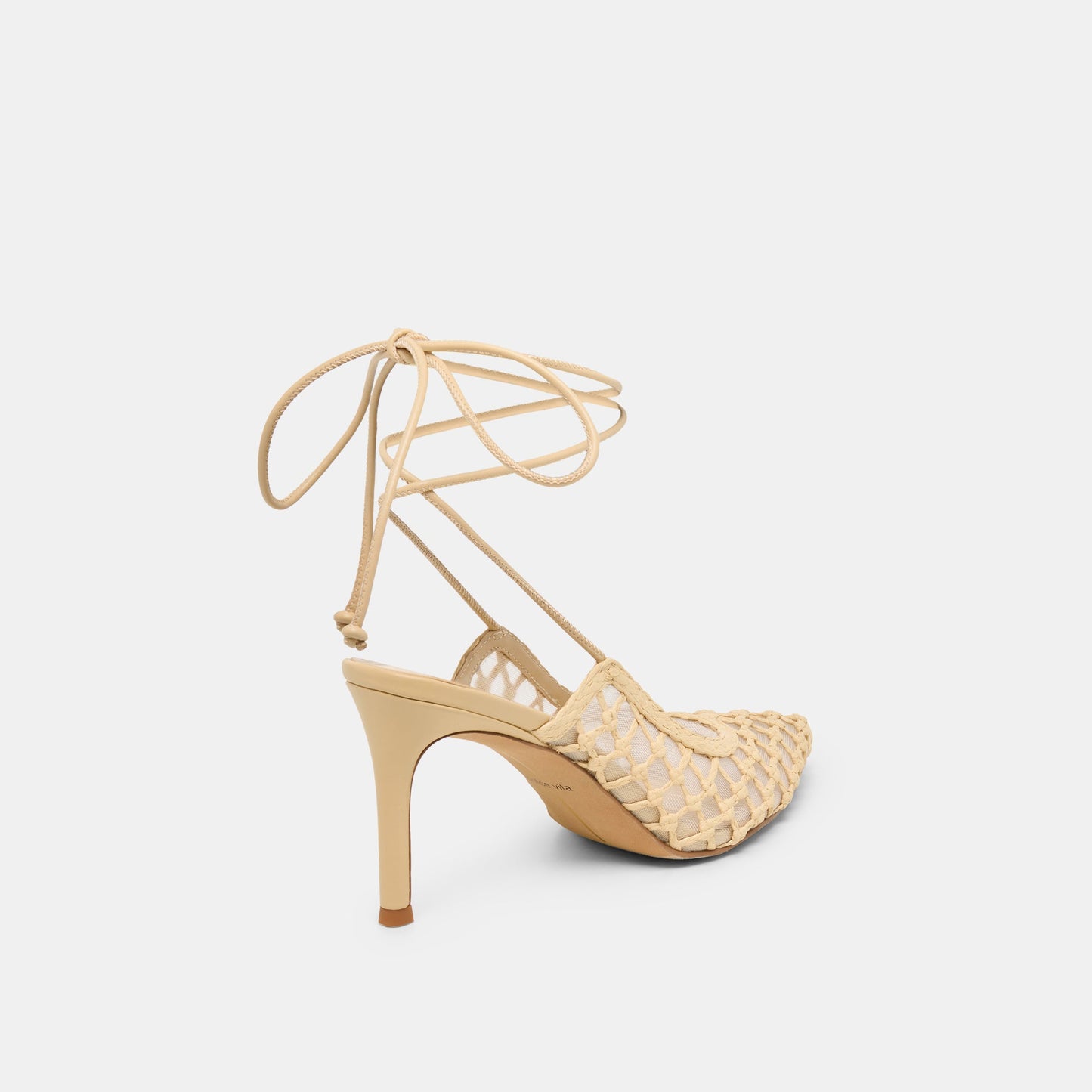 Dolce Vita Yael Lt Natural Woven Raffia Heels