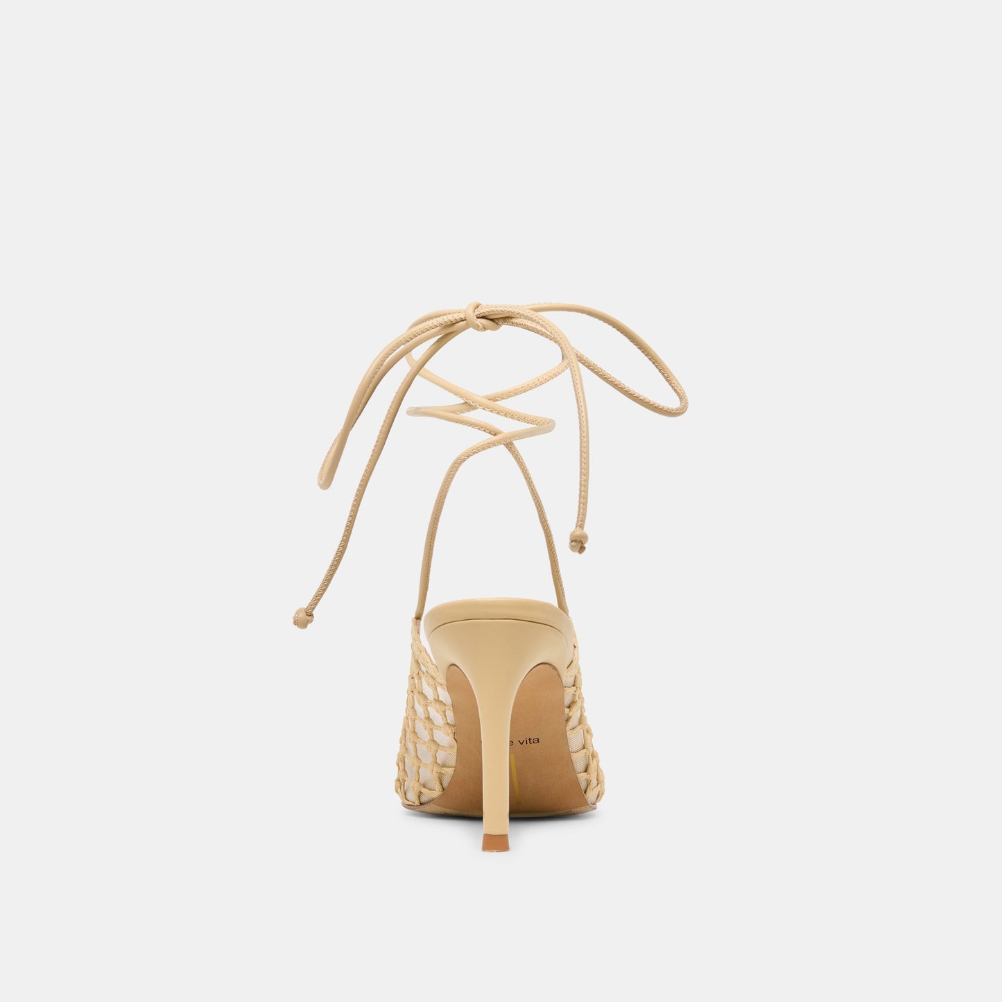 Dolce Vita Yael Lt Natural Woven Raffia Heels