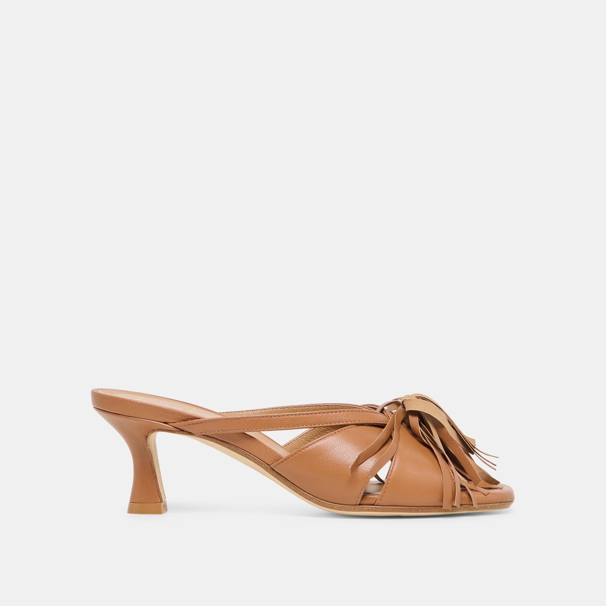 Dolce Vita Rosaly Chestnut Leather Heels