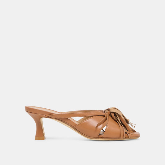 Dolce Vita Rosaly Chestnut Leather Heels